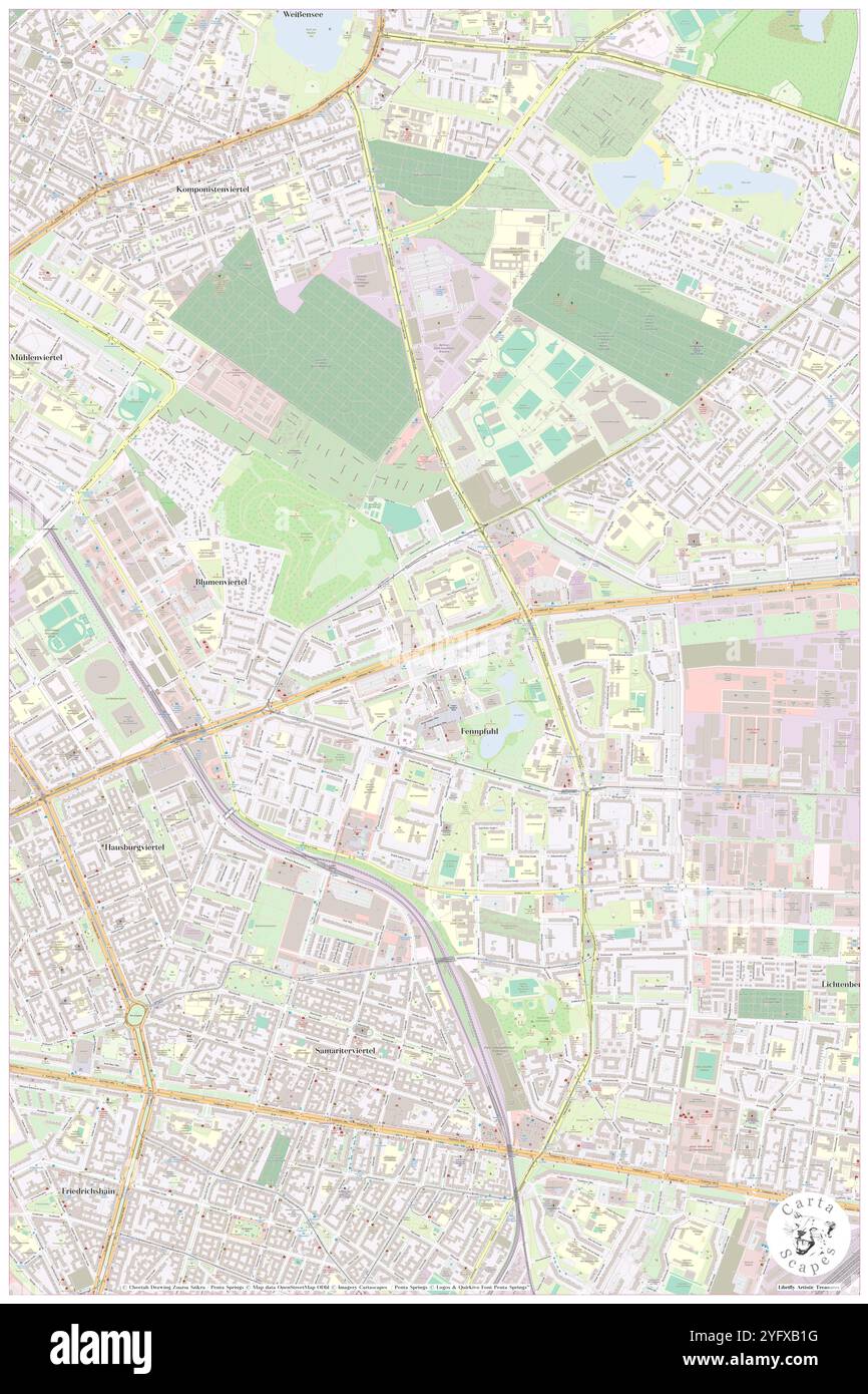 Fennpfuhl, DE, Allemagne, Berlin, N 52 31' 45'', N 13 28' 21'', carte, Carthascapes carte publiée en 2024. Explorez Cartascapes, une carte qui révèle la diversité des paysages, des cultures et des écosystèmes de la Terre. Voyage à travers le temps et l'espace, découvrir l'interconnexion du passé, du présent et de l'avenir de notre planète. Banque D'Images