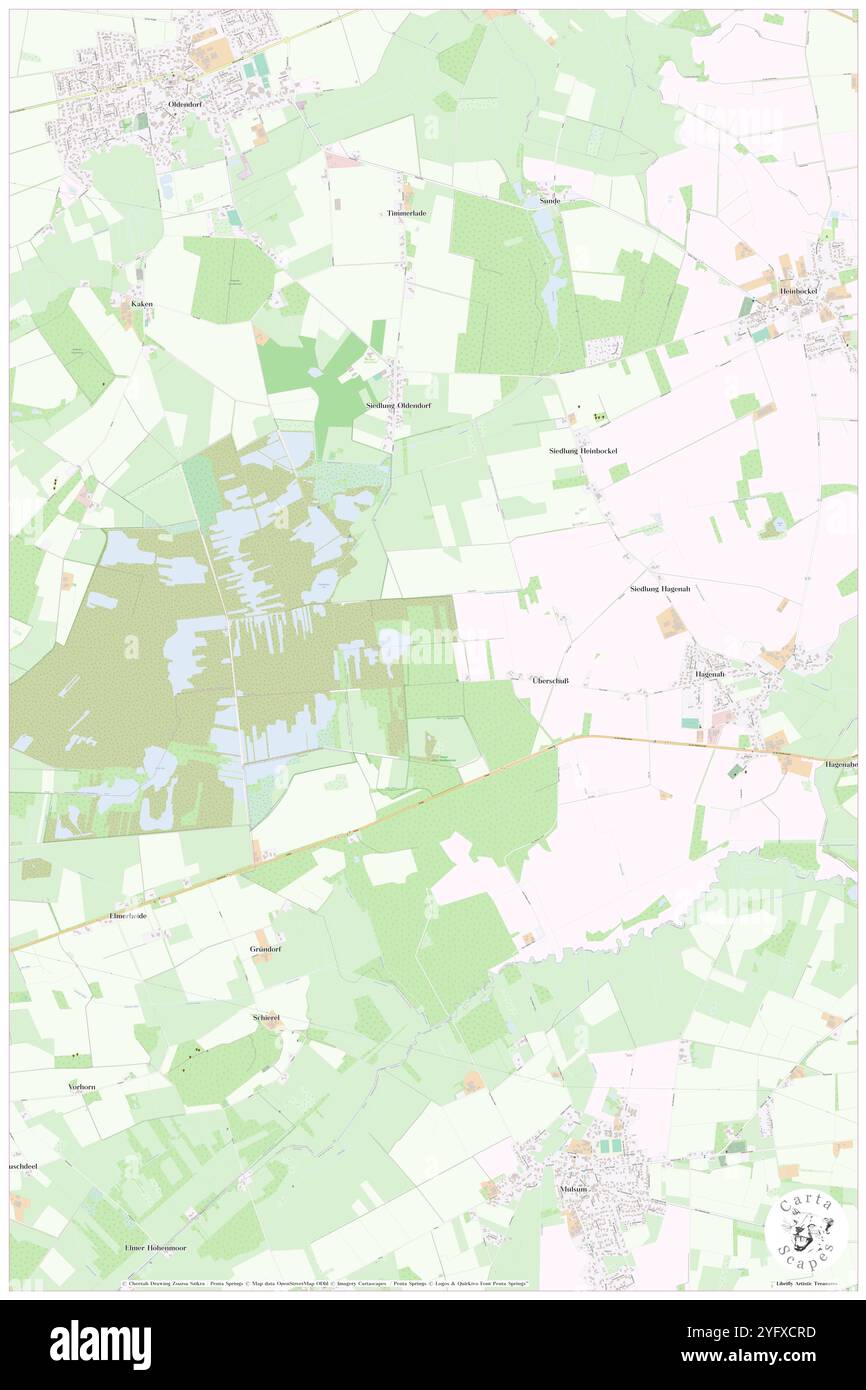 Hammfeld, DE, Allemagne, basse-Saxe, N 53 32' 59'', N 9 16' 59'', carte, Carthascapes carte publiée en 2024. Explorez Cartascapes, une carte qui révèle la diversité des paysages, des cultures et des écosystèmes de la Terre. Voyage à travers le temps et l'espace, découvrir l'interconnexion du passé, du présent et de l'avenir de notre planète. Banque D'Images