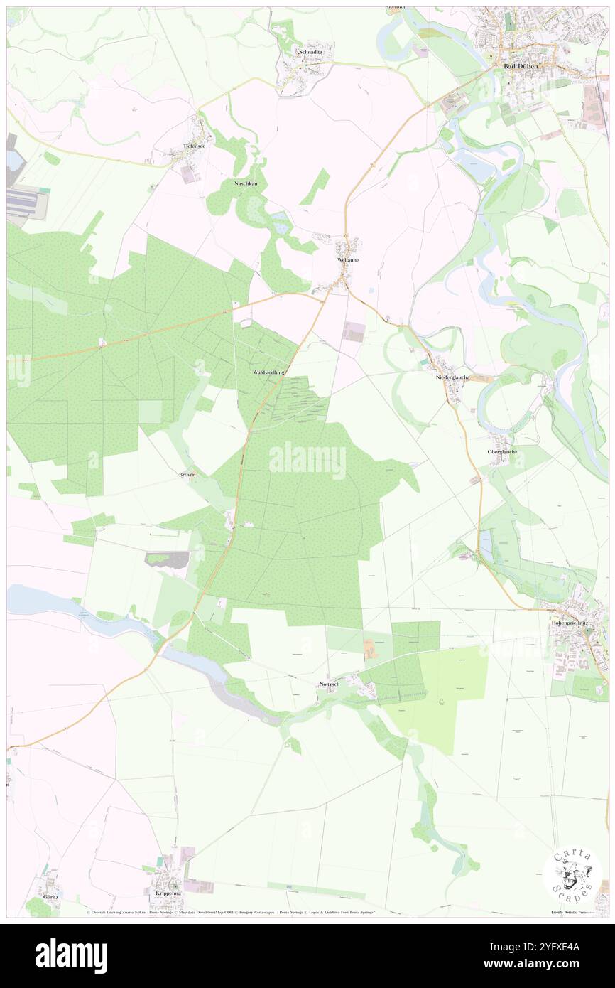 Noitzscher Heide, DE, Allemagne, Saxe, N 51 32' 59'', N 12 33' 0'', carte, Carthascapes carte publiée en 2024. Explorez Cartascapes, une carte qui révèle la diversité des paysages, des cultures et des écosystèmes de la Terre. Voyage à travers le temps et l'espace, découvrir l'interconnexion du passé, du présent et de l'avenir de notre planète. Banque D'Images