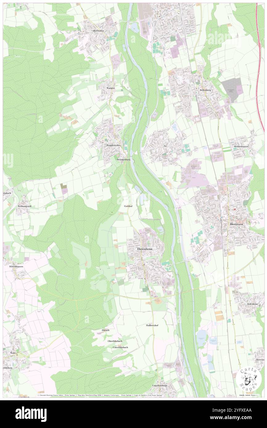 Giessen, DE, Allemagne, Bade-Wurtemberg, N 48 13' 40'', N 10 3' 58'', carte, Carthascapes carte publiée en 2024. Explorez Cartascapes, une carte qui révèle la diversité des paysages, des cultures et des écosystèmes de la Terre. Voyage à travers le temps et l'espace, découvrir l'interconnexion du passé, du présent et de l'avenir de notre planète. Banque D'Images