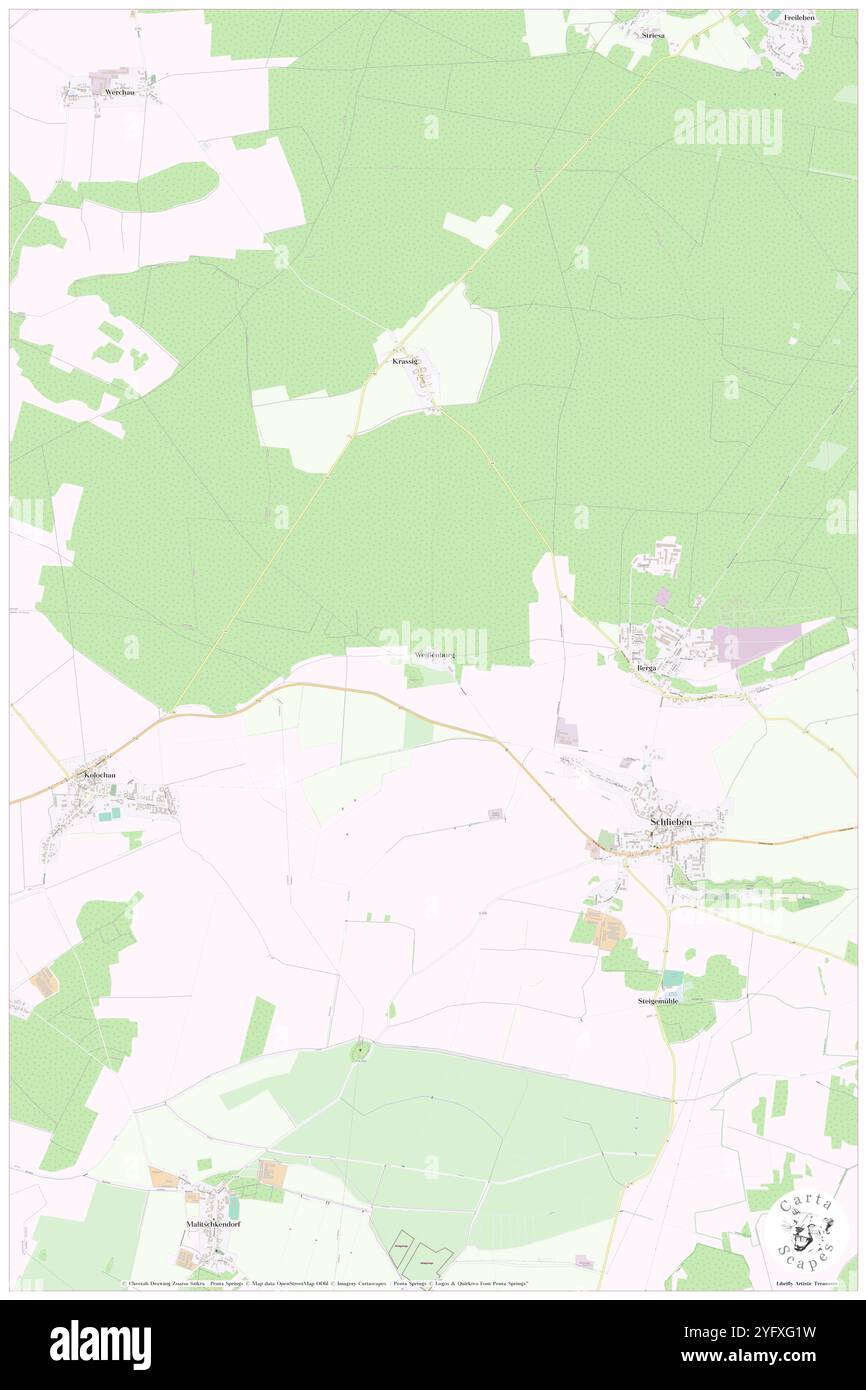 Weissenburg, DE, Allemagne, Brandebourg, N 51 44' 12'', N 13 21' 23'', map, Carthascapes carte publiée en 2024. Explorez Cartascapes, une carte qui révèle la diversité des paysages, des cultures et des écosystèmes de la Terre. Voyage à travers le temps et l'espace, découvrir l'interconnexion du passé, du présent et de l'avenir de notre planète. Banque D'Images