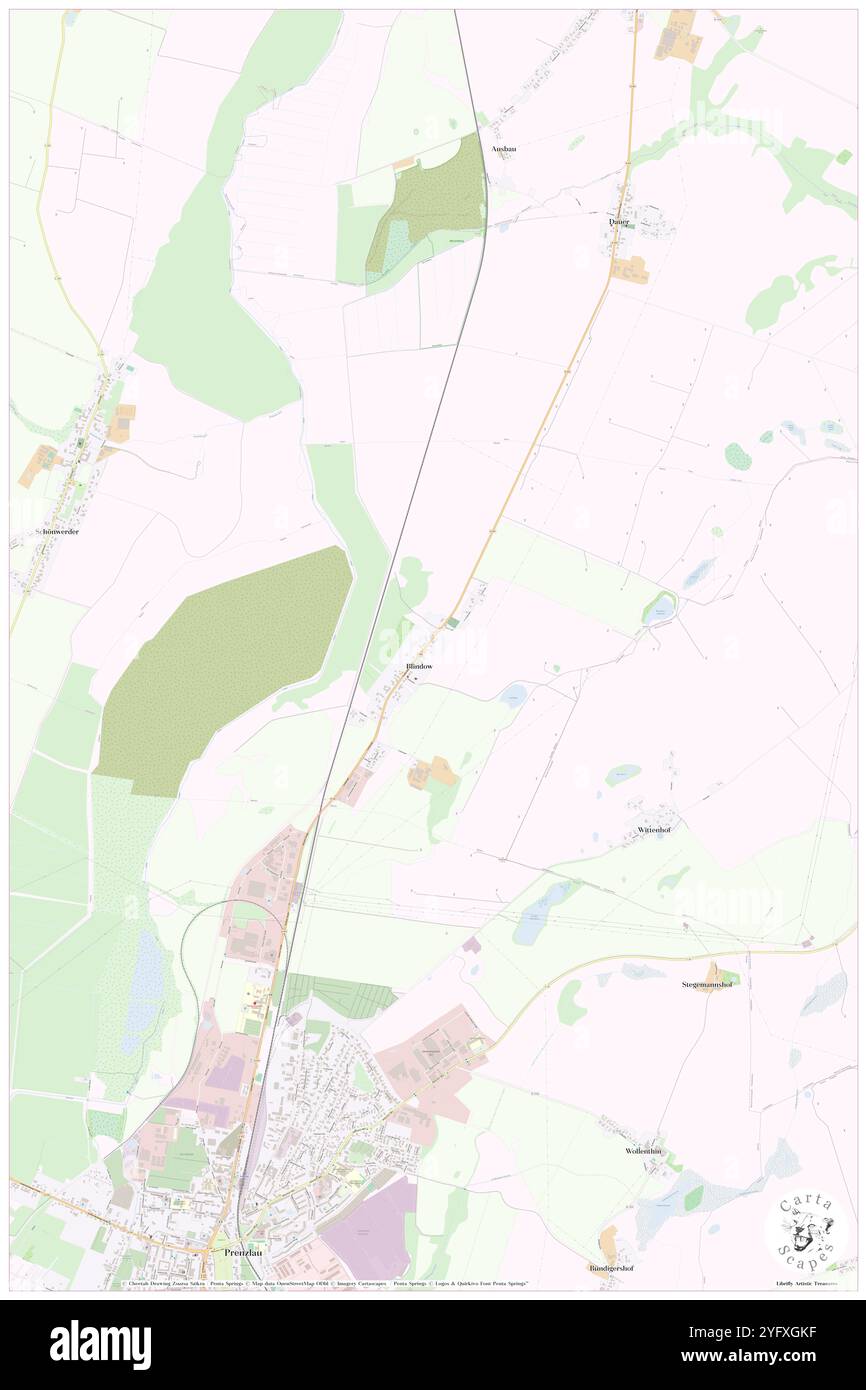 Blindow, DE, Allemagne, Brandebourg, N 53 21' 33'', N 13 53' 14'', carte, Carthascapes carte publiée en 2024. Explorez Cartascapes, une carte qui révèle la diversité des paysages, des cultures et des écosystèmes de la Terre. Voyage à travers le temps et l'espace, découvrir l'interconnexion du passé, du présent et de l'avenir de notre planète. Banque D'Images