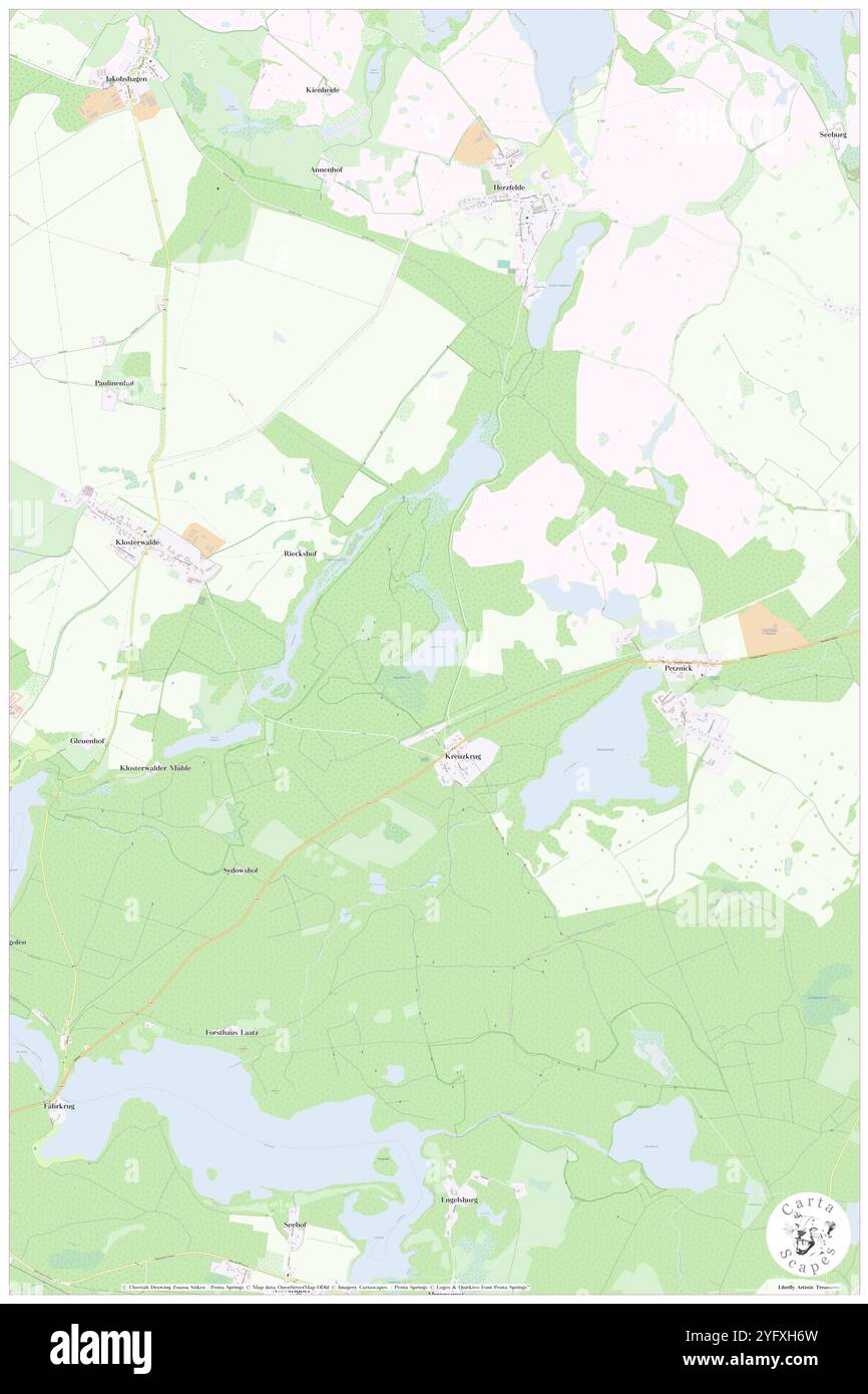 Ragollinsee, DE, Allemagne, Brandebourg, N 53 9' 46'', N 13 35' 43'', map, Cartascapes Map publié en 2024. Explorez Cartascapes, une carte qui révèle la diversité des paysages, des cultures et des écosystèmes de la Terre. Voyage à travers le temps et l'espace, découvrir l'interconnexion du passé, du présent et de l'avenir de notre planète. Banque D'Images