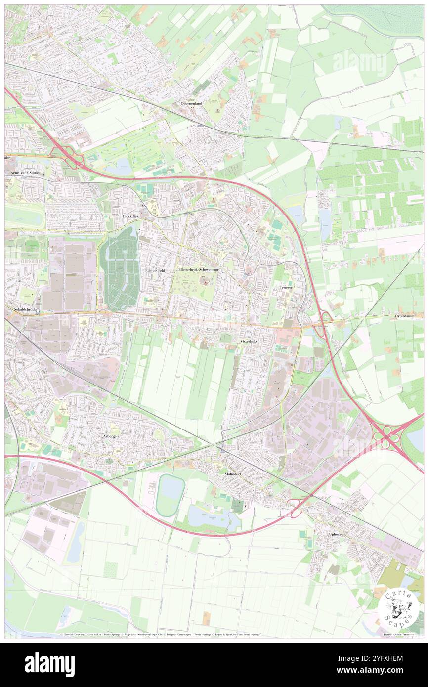 Falk, DE, Allemagne, Brême, N 53 3' 30'', N 8 56' 32'', carte, Carthascapes carte publiée en 2024. Explorez Cartascapes, une carte qui révèle la diversité des paysages, des cultures et des écosystèmes de la Terre. Voyage à travers le temps et l'espace, découvrir l'interconnexion du passé, du présent et de l'avenir de notre planète. Banque D'Images