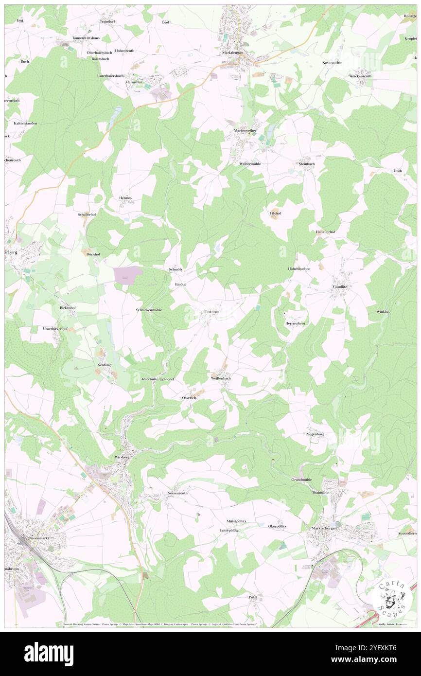 Cottenau, haute-Franconie, DE, Allemagne, Bavière, n 50 7' 44'', N 11 37' 36'', carte, Cartascapes carte publiée en 2024. Explorez Cartascapes, une carte qui révèle la diversité des paysages, des cultures et des écosystèmes de la Terre. Voyage à travers le temps et l'espace, découvrir l'interconnexion du passé, du présent et de l'avenir de notre planète. Banque D'Images