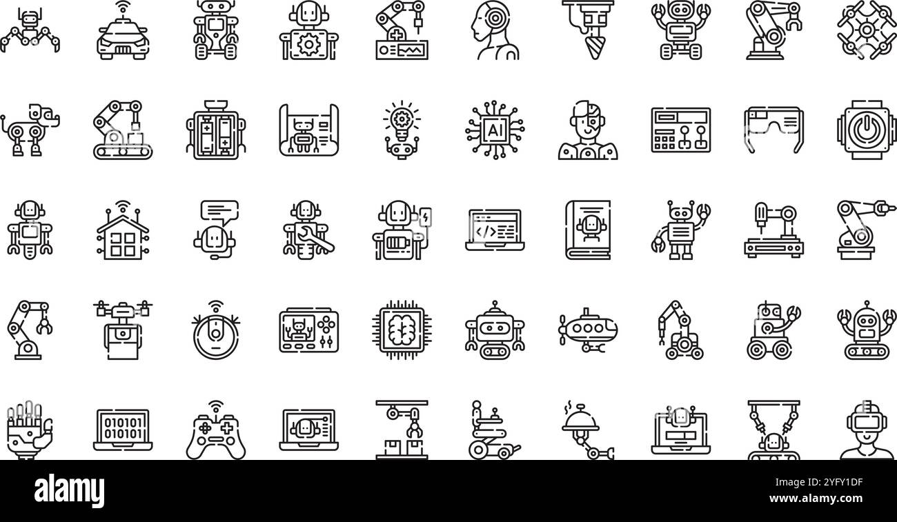 Collection d'icônes vectorielles de haute qualité avec contour modifiable. Idéal pour les projets professionnels et créatifs. Illustration de Vecteur