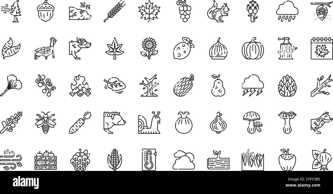 Collection d'icônes vectorielles de haute qualité avec contour modifiable. Idéal pour les projets professionnels et créatifs. Illustration de Vecteur