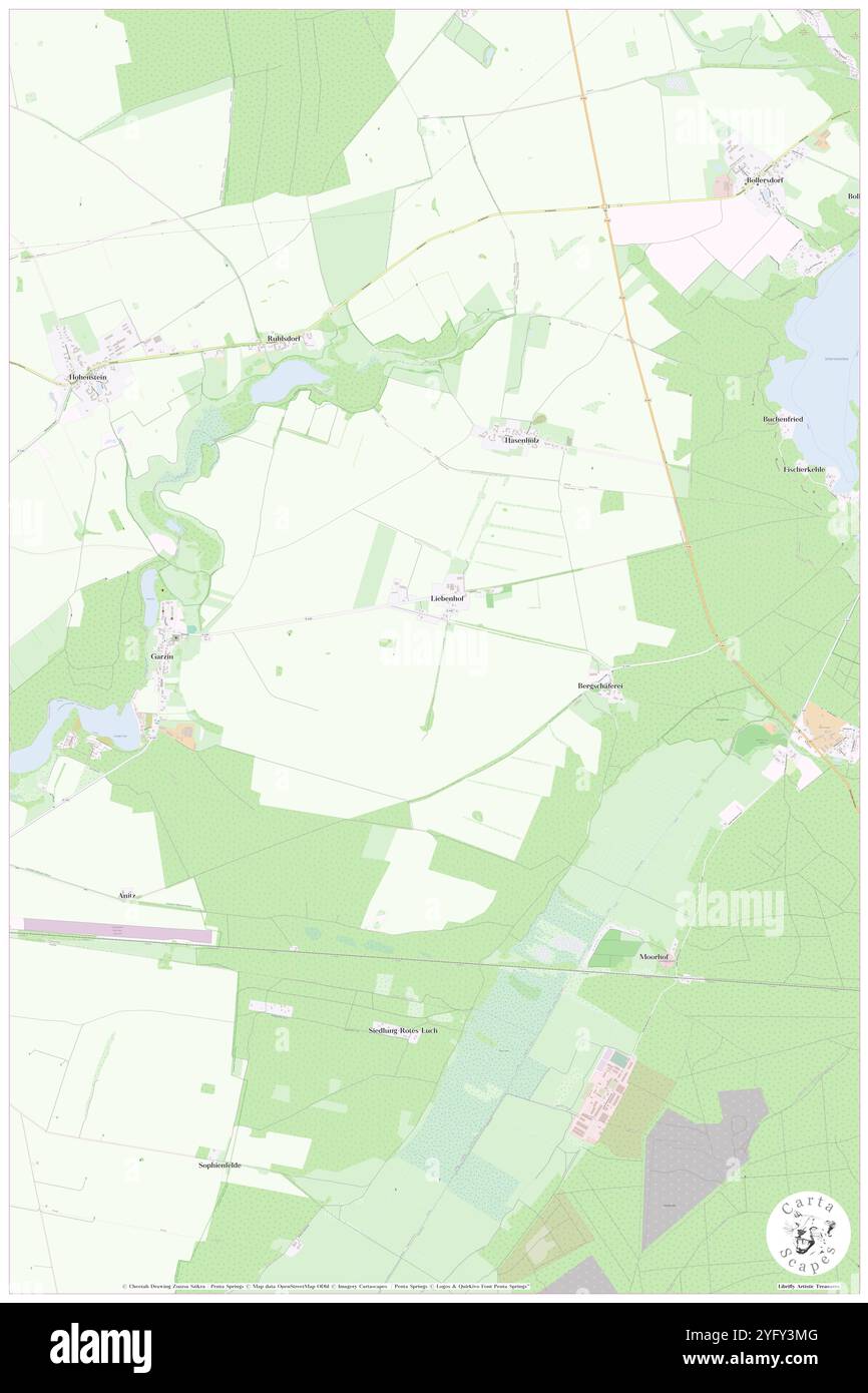 Garzin, DE, Allemagne, Brandebourg, N 52 32' 48'', N 13 58' 44'', carte, Carthascapes carte publiée en 2024. Explorez Cartascapes, une carte qui révèle la diversité des paysages, des cultures et des écosystèmes de la Terre. Voyage à travers le temps et l'espace, découvrir l'interconnexion du passé, du présent et de l'avenir de notre planète. Banque D'Images