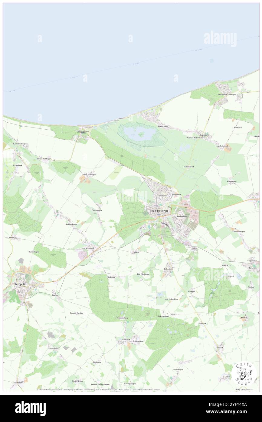 Bad Doberan, DE, Allemagne, Mecklembourg-Poméranie occidentale, N 54 6' 13'', N 11 52' 35'', carte, Carthascapes carte publiée en 2024. Explorez Cartascapes, une carte qui révèle la diversité des paysages, des cultures et des écosystèmes de la Terre. Voyage à travers le temps et l'espace, découvrir l'interconnexion du passé, du présent et de l'avenir de notre planète. Banque D'Images