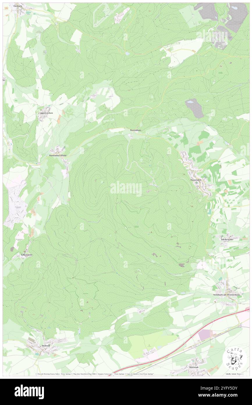 Donnersberg, DE, Allemagne, Rhénanie-Palatinat, N 49 37' 30'', N 7 54' 52'', carte, Carthascapes carte publiée en 2024. Explorez Cartascapes, une carte qui révèle la diversité des paysages, des cultures et des écosystèmes de la Terre. Voyage à travers le temps et l'espace, découvrir l'interconnexion du passé, du présent et de l'avenir de notre planète. Banque D'Images