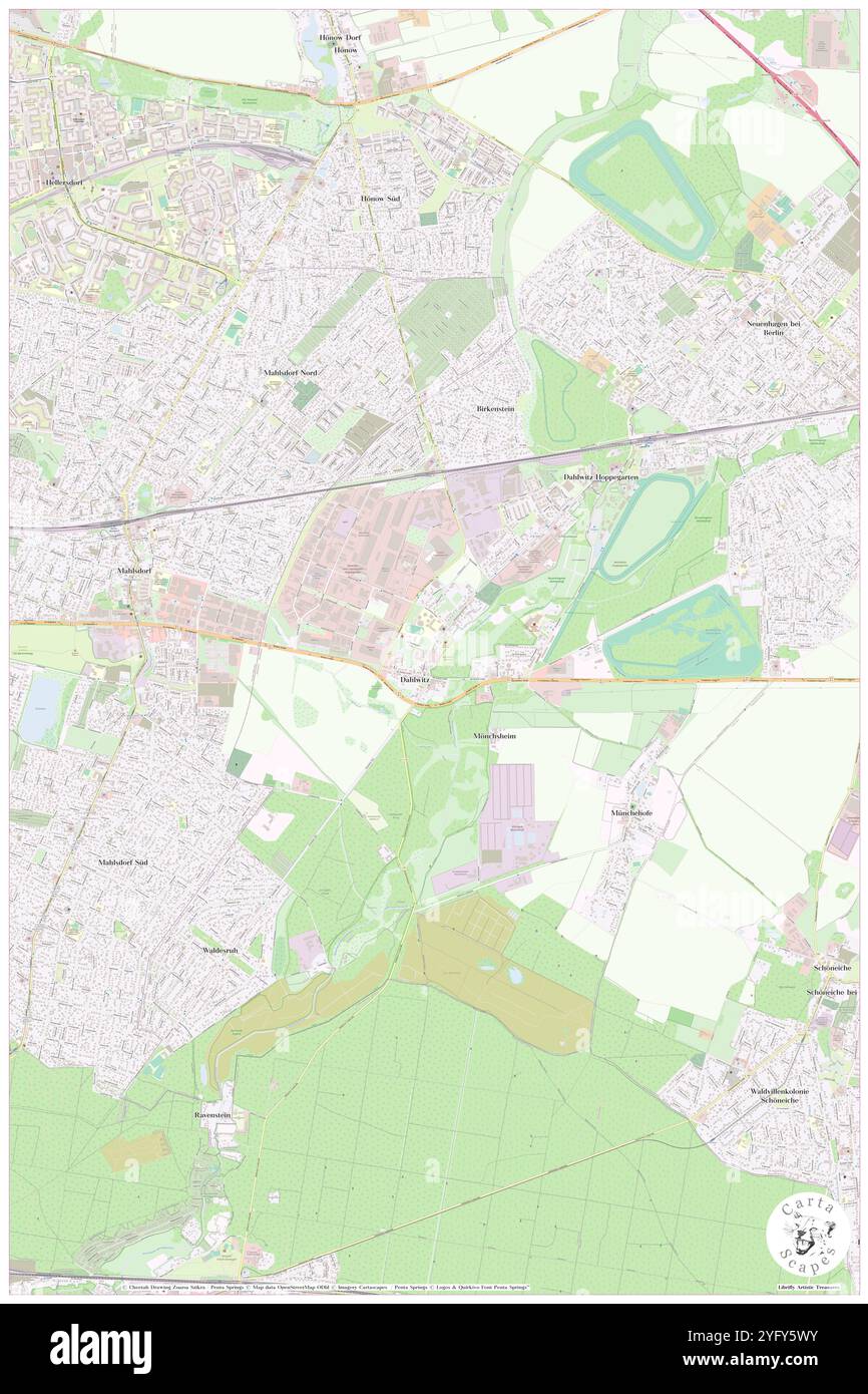 Dahlwitz, DE, Allemagne, Brandebourg, N 52 30' 10'', N 13 38' 55'', carte, Carthascapes carte publiée en 2024. Explorez Cartascapes, une carte qui révèle la diversité des paysages, des cultures et des écosystèmes de la Terre. Voyage à travers le temps et l'espace, découvrir l'interconnexion du passé, du présent et de l'avenir de notre planète. Banque D'Images