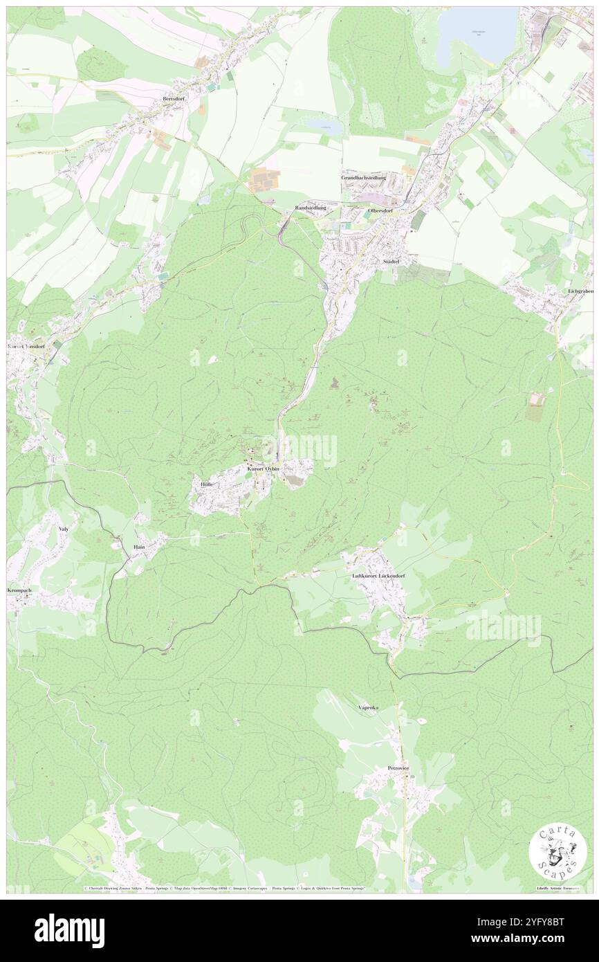 Oybin, DE, Allemagne, Saxe, N 50 50' 39'', N 14 44' 35'', carte, Cartascapes carte publiée en 2024. Explorez Cartascapes, une carte qui révèle la diversité des paysages, des cultures et des écosystèmes de la Terre. Voyage à travers le temps et l'espace, découvrir l'interconnexion du passé, du présent et de l'avenir de notre planète. Banque D'Images