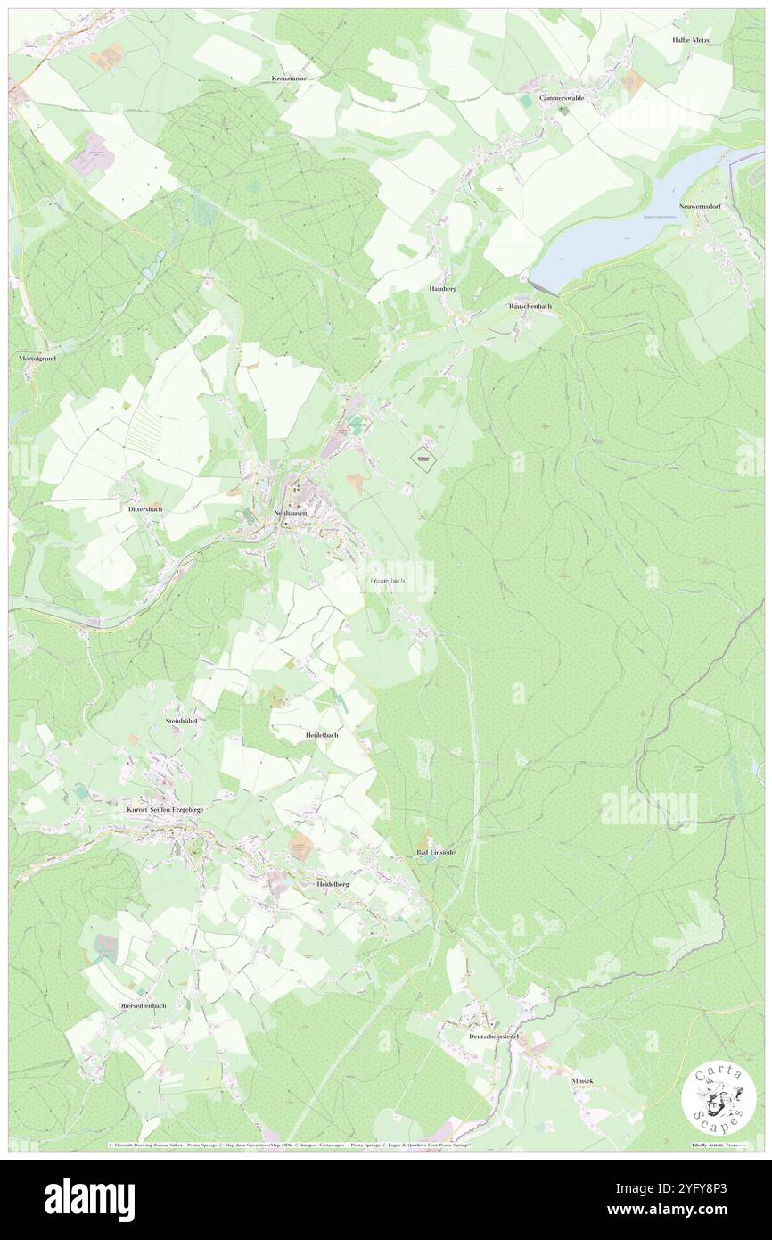 Frauenbach, DE, Allemagne, Saxe, N 50 40' 9'', N 13 28' 46'', carte, Carthascapes carte publiée en 2024. Explorez Cartascapes, une carte qui révèle la diversité des paysages, des cultures et des écosystèmes de la Terre. Voyage à travers le temps et l'espace, découvrir l'interconnexion du passé, du présent et de l'avenir de notre planète. Banque D'Images