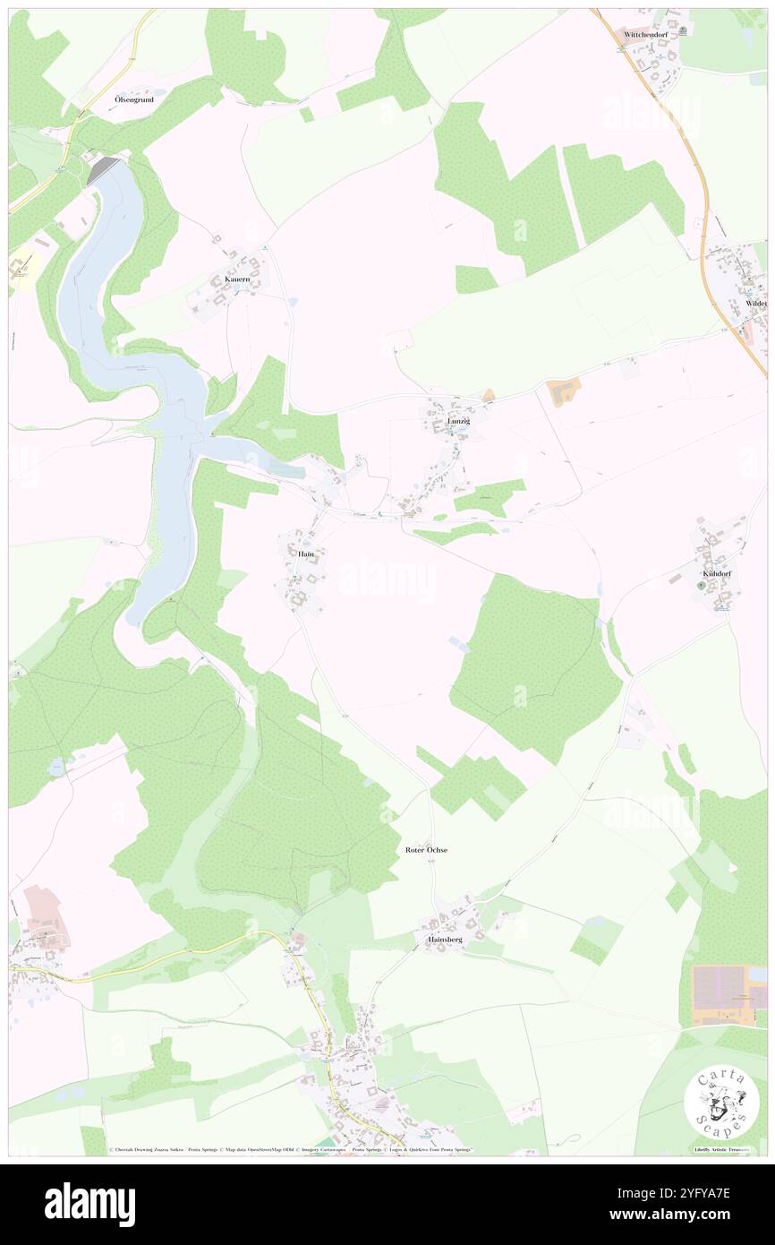 Hain, DE, Allemagne, Saxe, N 51 10' 0'', N 12 26' 59'', carte, Carthascapes carte publiée en 2024. Explorez Cartascapes, une carte qui révèle la diversité des paysages, des cultures et des écosystèmes de la Terre. Voyage à travers le temps et l'espace, découvrir l'interconnexion du passé, du présent et de l'avenir de notre planète. Banque D'Images