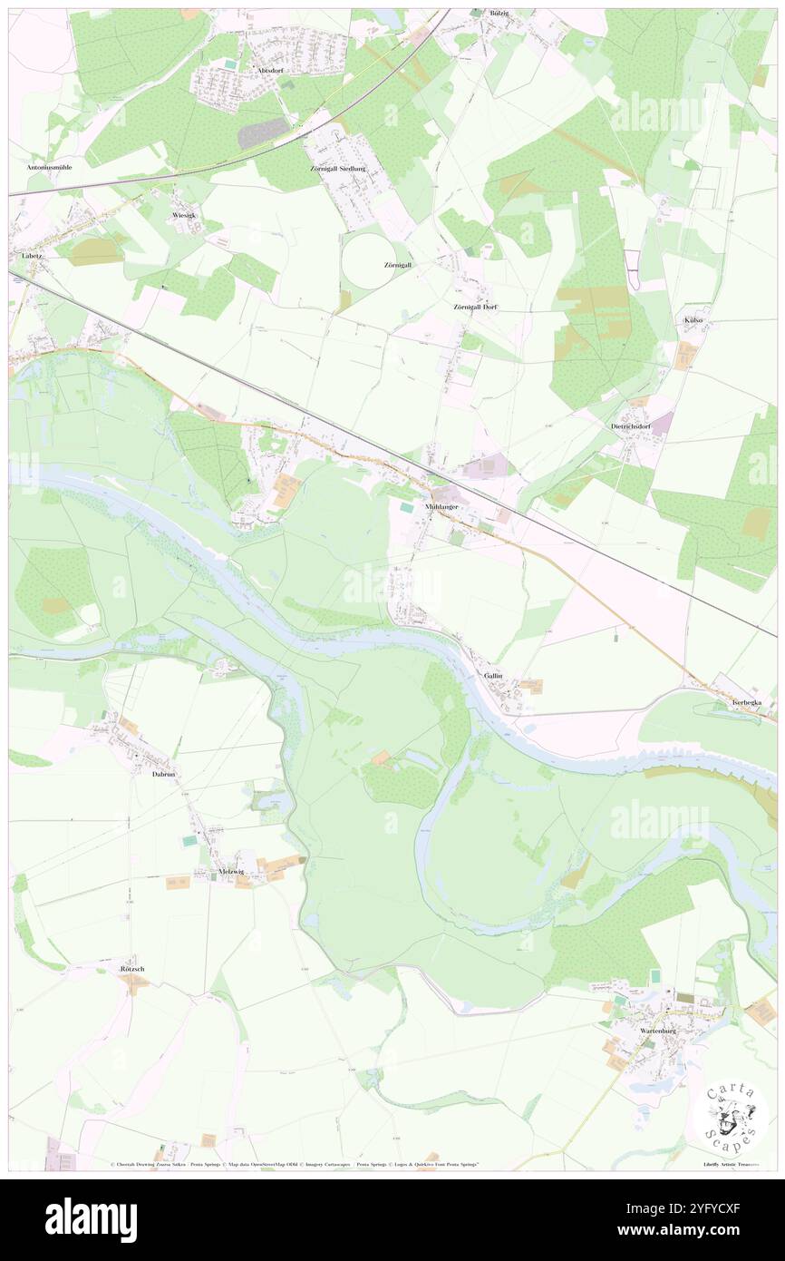 Pruehlitz, DE, Allemagne, Saxe-Anhalt, N 51 50' 46'', N 12 44' 35'', carte, Carthascapes carte publiée en 2024. Explorez Cartascapes, une carte qui révèle la diversité des paysages, des cultures et des écosystèmes de la Terre. Voyage à travers le temps et l'espace, découvrir l'interconnexion du passé, du présent et de l'avenir de notre planète. Banque D'Images