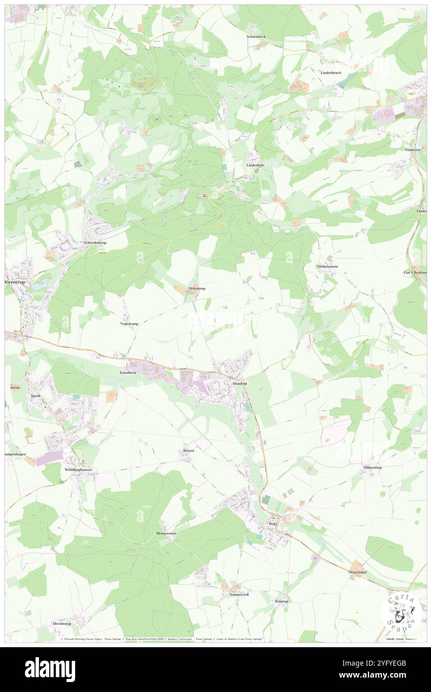 Friedenstal, Regierungsbezirk Detmold, DE, Allemagne, Rhénanie-du-Nord-Westphalie, n 52 2' 4'', N 9 3' 5'', carte, Cartascapes carte publiée en 2024. Explorez Cartascapes, une carte qui révèle la diversité des paysages, des cultures et des écosystèmes de la Terre. Voyage à travers le temps et l'espace, découvrir l'interconnexion du passé, du présent et de l'avenir de notre planète. Banque D'Images