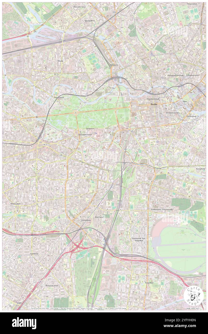 HOTEL VILLA AMADEUS, DE, Allemagne, Berlin, N 52 30' 5'', N 13 21' 51'', map, Carthascapes Plan publié en 2024. Explorez Cartascapes, une carte qui révèle la diversité des paysages, des cultures et des écosystèmes de la Terre. Voyage à travers le temps et l'espace, découvrir l'interconnexion du passé, du présent et de l'avenir de notre planète. Banque D'Images