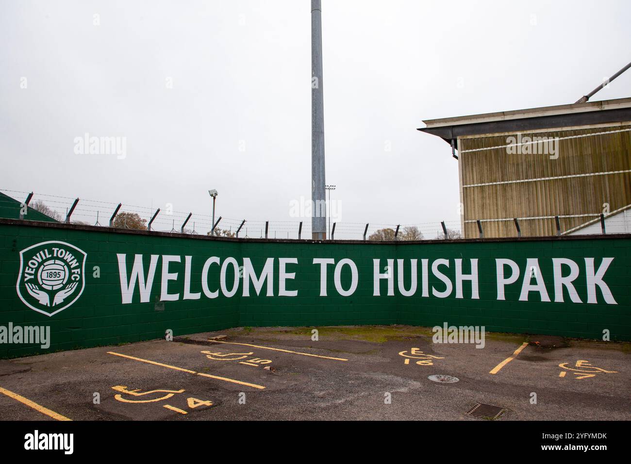 Stade de Yeovil Town FC Huish Park Banque D'Images