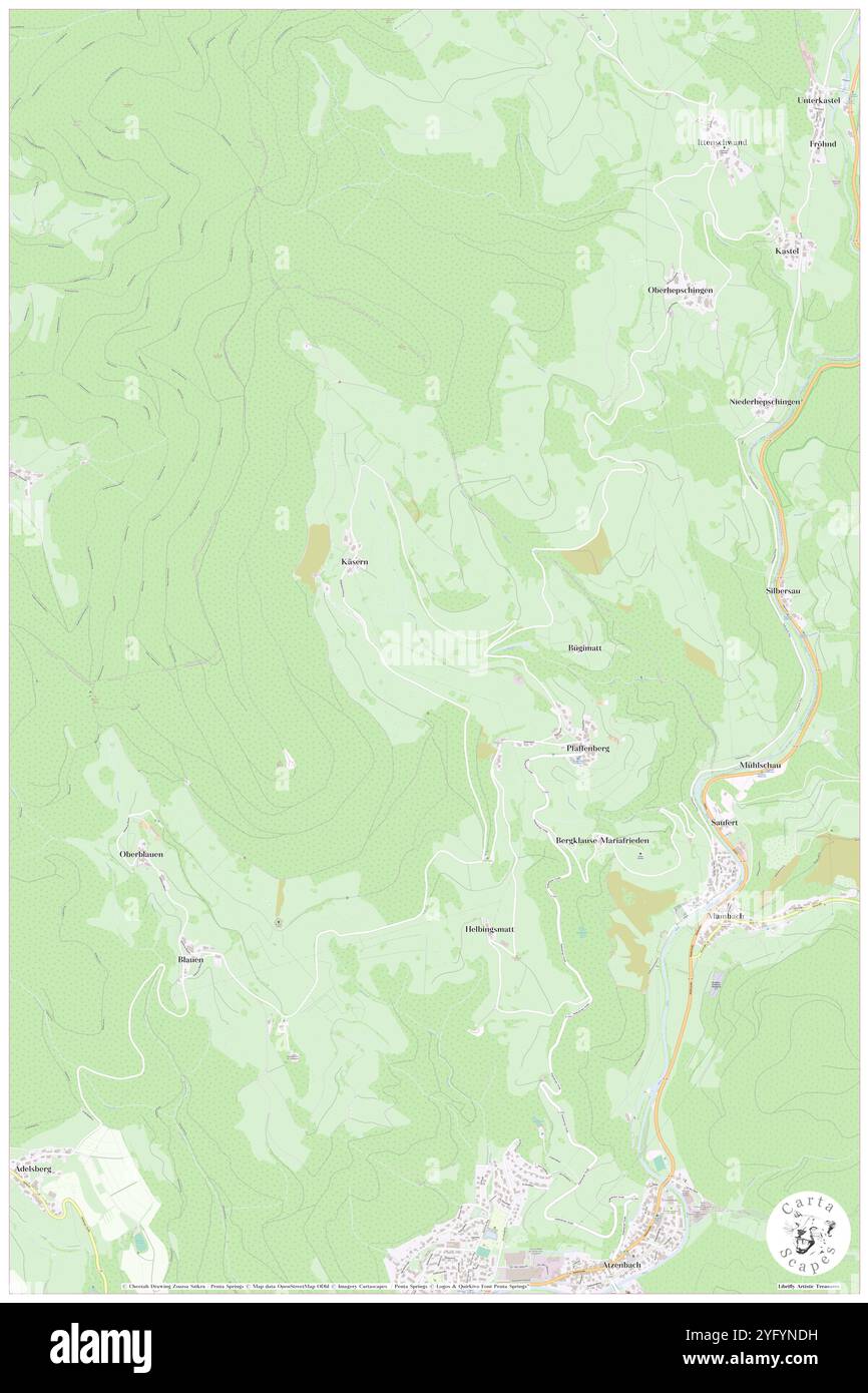 Pfaffenberg, Fribourg Region, DE, Allemagne, Bade-Wurtemberg, n 47 44' 6'', N 7 52' 11'', carte, Cartascapes carte publiée en 2024. Explorez Cartascapes, une carte qui révèle la diversité des paysages, des cultures et des écosystèmes de la Terre. Voyage à travers le temps et l'espace, découvrir l'interconnexion du passé, du présent et de l'avenir de notre planète. Banque D'Images