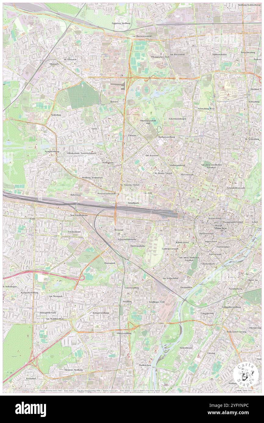 A&O City Hostel Munich, haute-Bavière, DE, Allemagne, Bavière, n 48 8' 42'', N 11 32' 27'', carte, Cartascapes carte publiée en 2024. Explorez Cartascapes, une carte qui révèle la diversité des paysages, des cultures et des écosystèmes de la Terre. Voyage à travers le temps et l'espace, découvrir l'interconnexion du passé, du présent et de l'avenir de notre planète. Banque D'Images