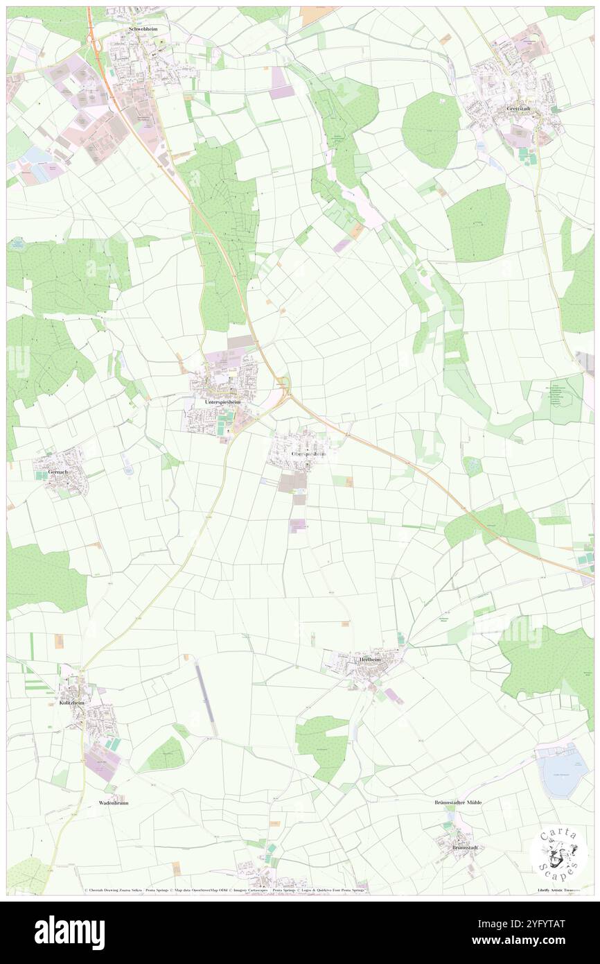 Oberspiesheim, Regierungsbezirk Unterfranken, DE, Allemagne, Bavière, n 49 56' 49'', N 10 16' 28'', carte, Cartascapes carte publiée en 2024. Explorez Cartascapes, une carte qui révèle la diversité des paysages, des cultures et des écosystèmes de la Terre. Voyage à travers le temps et l'espace, découvrir l'interconnexion du passé, du présent et de l'avenir de notre planète. Banque D'Images