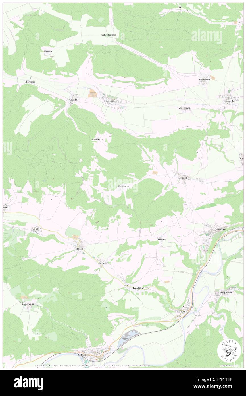 Kleinbucha, DE, Allemagne, Thuringe, N 50 47' 12'', N 11 28' 46'', carte, Carthascapes carte publiée en 2024. Explorez Cartascapes, une carte qui révèle la diversité des paysages, des cultures et des écosystèmes de la Terre. Voyage à travers le temps et l'espace, découvrir l'interconnexion du passé, du présent et de l'avenir de notre planète. Banque D'Images