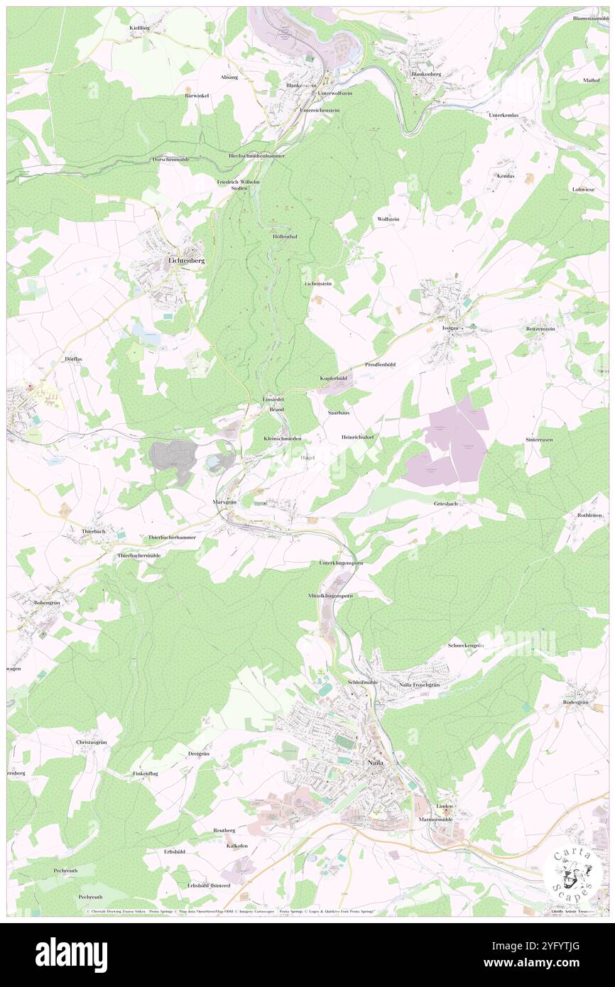 Hugel, haute-Franconie, DE, Allemagne, Bavière, n 50 21' 42'', N 11 41' 49'', carte, Cartascapes carte publiée en 2024. Explorez Cartascapes, une carte qui révèle la diversité des paysages, des cultures et des écosystèmes de la Terre. Voyage à travers le temps et l'espace, découvrir l'interconnexion du passé, du présent et de l'avenir de notre planète. Banque D'Images