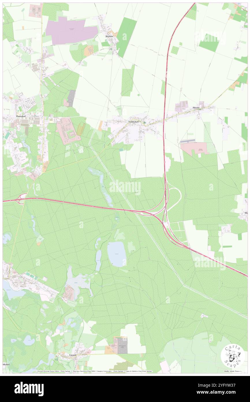 Goehlsdorf, DE, Allemagne, Brandebourg, N 52 21' 36'', N 12 48' 10'', carte, Carthascapes carte publiée en 2024. Explorez Cartascapes, une carte qui révèle la diversité des paysages, des cultures et des écosystèmes de la Terre. Voyage à travers le temps et l'espace, découvrir l'interconnexion du passé, du présent et de l'avenir de notre planète. Banque D'Images