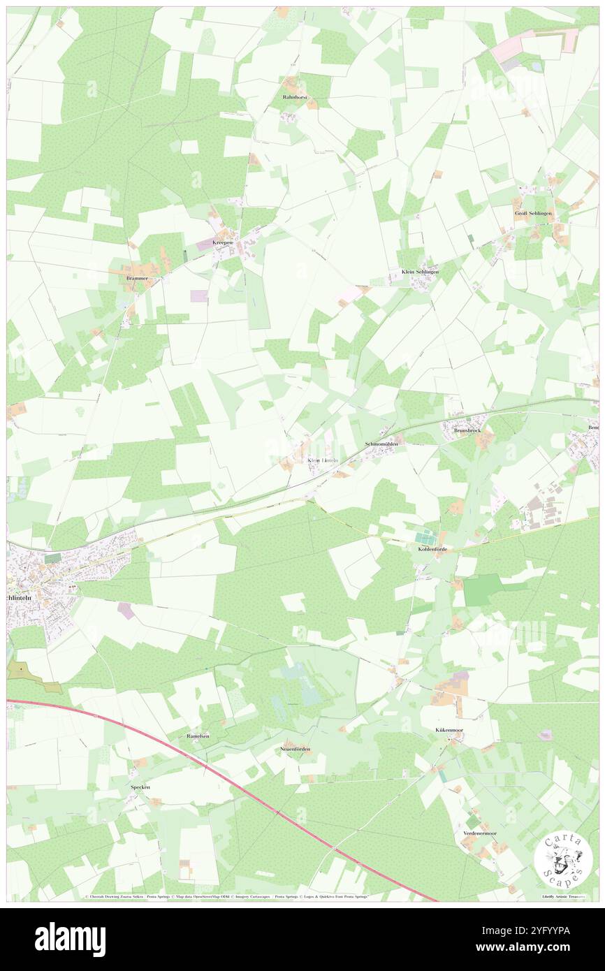 Klein Linteln, DE, Allemagne, basse-Saxe, N 52 57' 13'', N 9 21' 51'', carte, Carthascapes carte publiée en 2024. Explorez Cartascapes, une carte qui révèle la diversité des paysages, des cultures et des écosystèmes de la Terre. Voyage à travers le temps et l'espace, découvrir l'interconnexion du passé, du présent et de l'avenir de notre planète. Banque D'Images