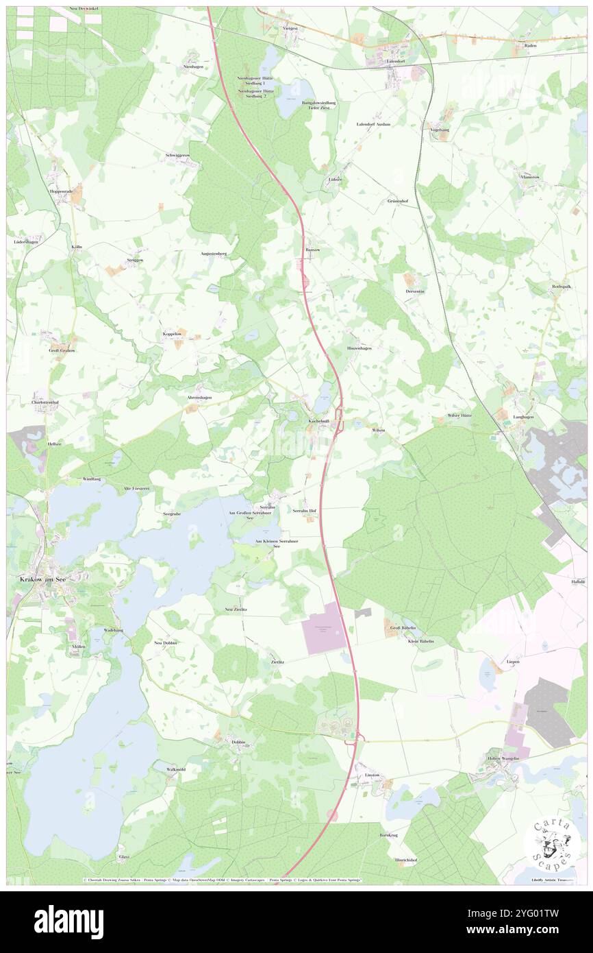 KuchelMiss, DE, Allemagne, Mecklembourg-Poméranie occidentale, N 53 40' 59'', N 12 22' 0'', map, Carthascapes map publié en 2024. Explorez Cartascapes, une carte qui révèle la diversité des paysages, des cultures et des écosystèmes de la Terre. Voyage à travers le temps et l'espace, découvrir l'interconnexion du passé, du présent et de l'avenir de notre planète. Banque D'Images