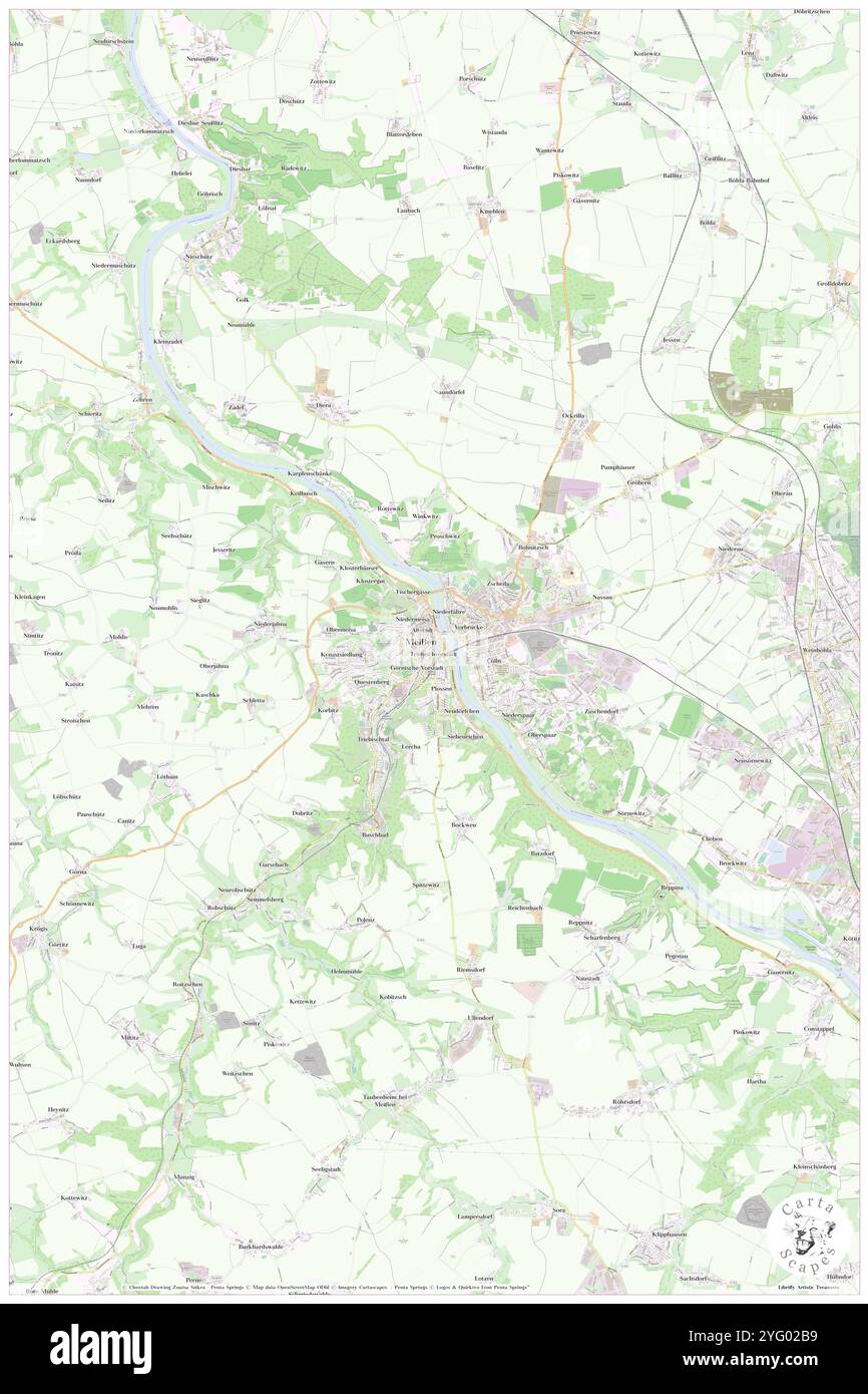 Meissen, DE, Allemagne, Saxe, N 51 9' 41'', N 13 28' 25'', carte, Carthascapes carte publiée en 2024. Explorez Cartascapes, une carte qui révèle la diversité des paysages, des cultures et des écosystèmes de la Terre. Voyage à travers le temps et l'espace, découvrir l'interconnexion du passé, du présent et de l'avenir de notre planète. Banque D'Images