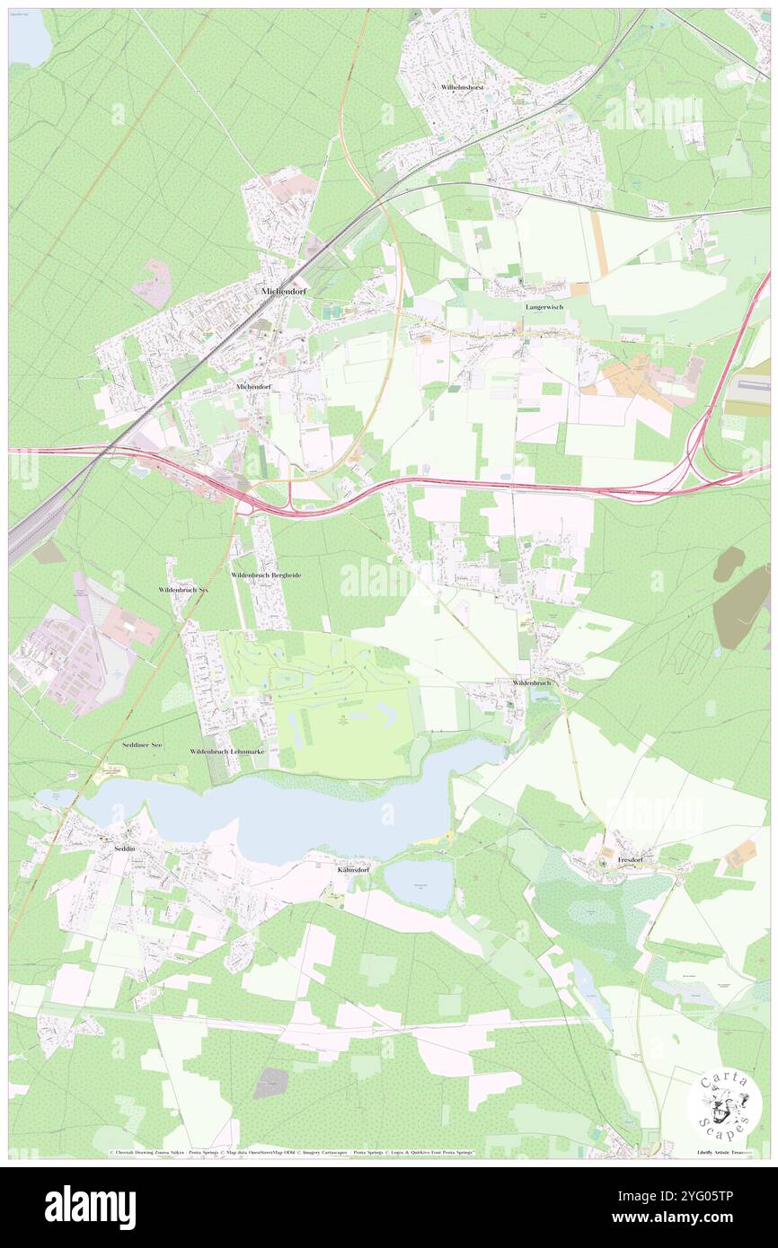 Michendorfer Berg, DE, Allemagne, Brandebourg, N 52 17' 34'', N 13 2' 44'', carte, Carthascapes carte publiée en 2024. Explorez Cartascapes, une carte qui révèle la diversité des paysages, des cultures et des écosystèmes de la Terre. Voyage à travers le temps et l'espace, découvrir l'interconnexion du passé, du présent et de l'avenir de notre planète. Banque D'Images