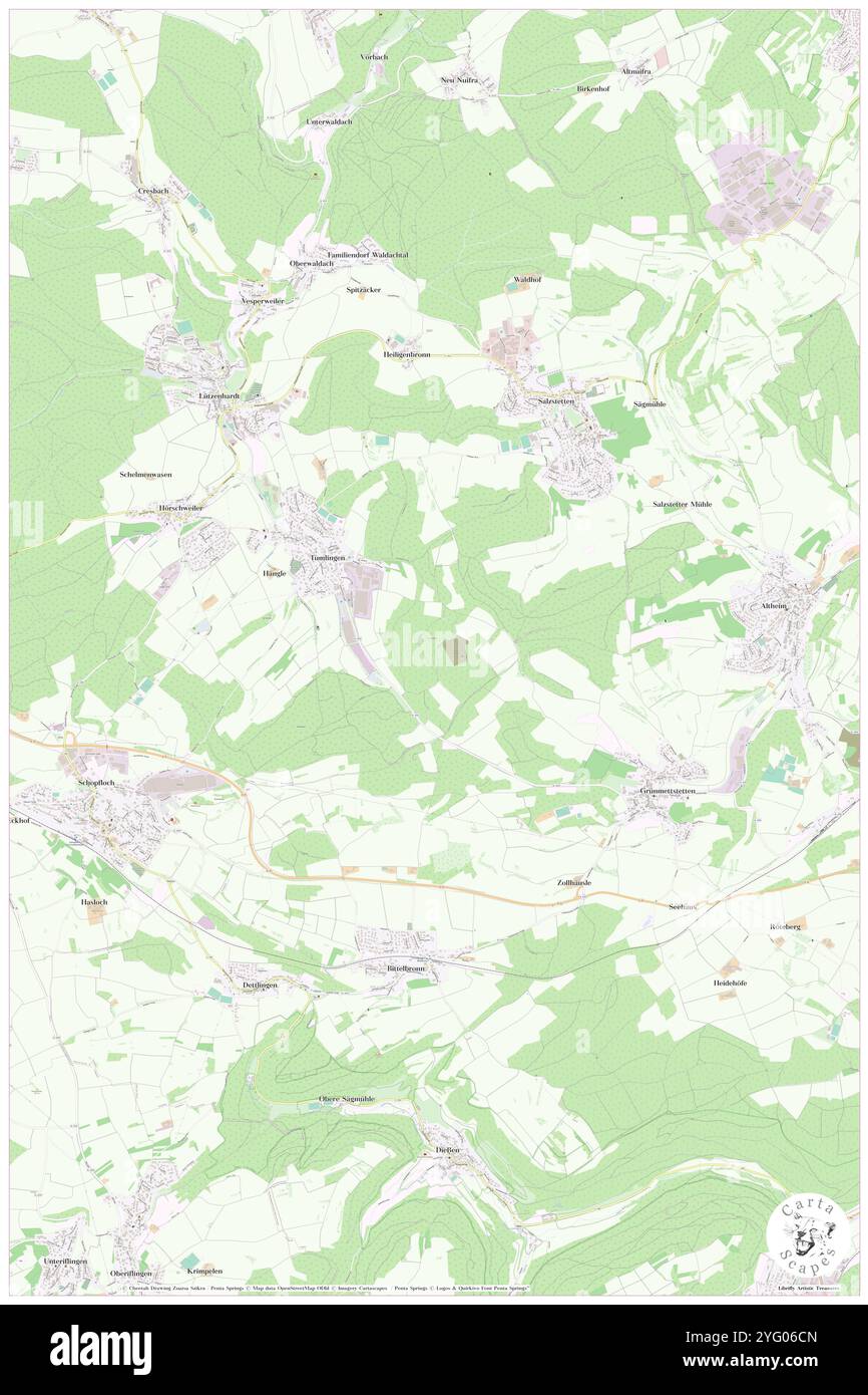 Katzenhalde, Karlsruhe Region, DE, Allemagne, Bade-Wurtemberg, n 48 28' 6'', N 8 35' 25'', carte, Carthascapes carte publiée en 2024. Explorez Cartascapes, une carte qui révèle la diversité des paysages, des cultures et des écosystèmes de la Terre. Voyage à travers le temps et l'espace, découvrir l'interconnexion du passé, du présent et de l'avenir de notre planète. Banque D'Images