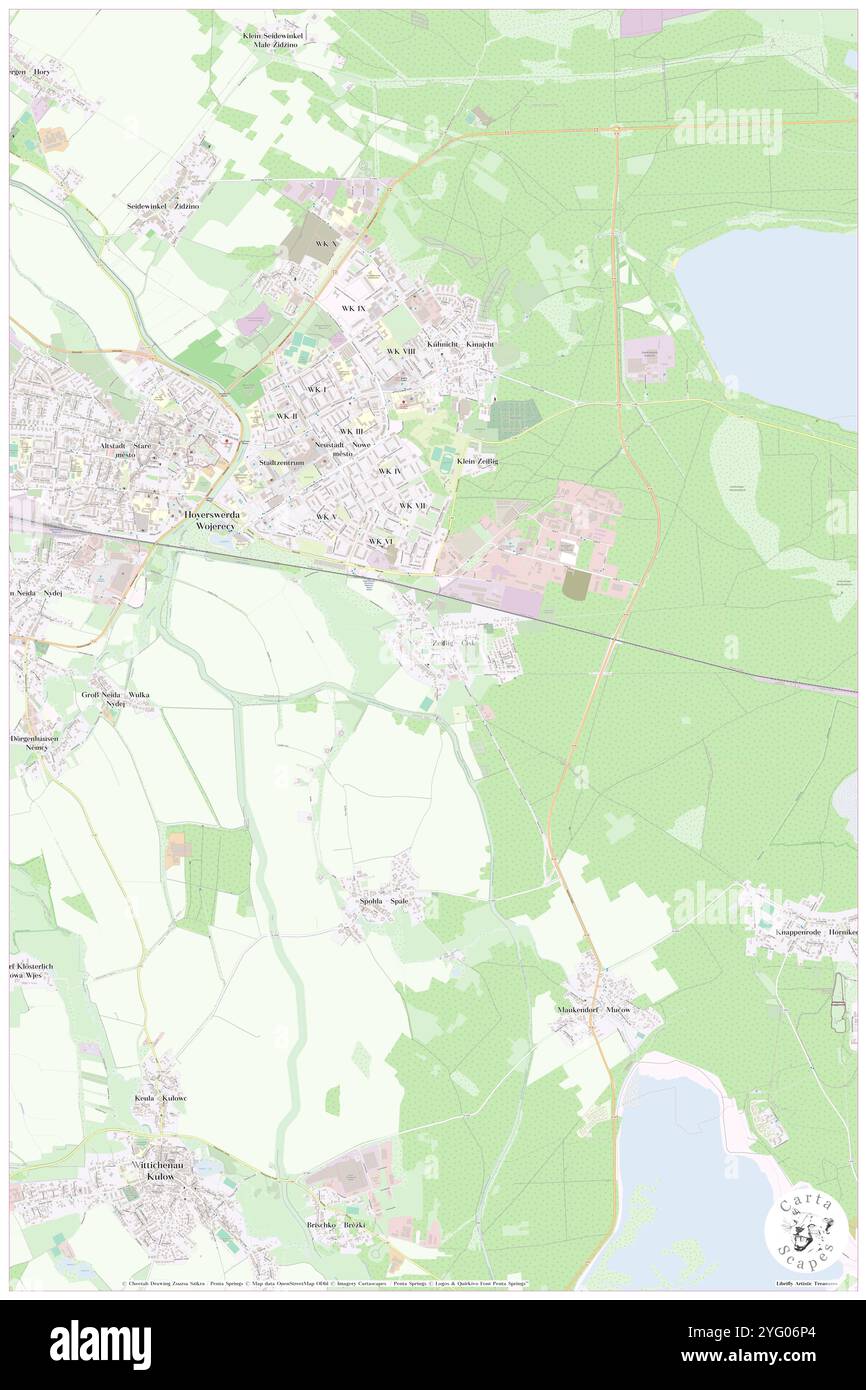 ZEISSIG, DE, Allemagne, Saxe, N 51 25' 25'', N 14 16' 33'', carte, Carthascapes carte publiée en 2024. Explorez Cartascapes, une carte qui révèle la diversité des paysages, des cultures et des écosystèmes de la Terre. Voyage à travers le temps et l'espace, découvrir l'interconnexion du passé, du présent et de l'avenir de notre planète. Banque D'Images