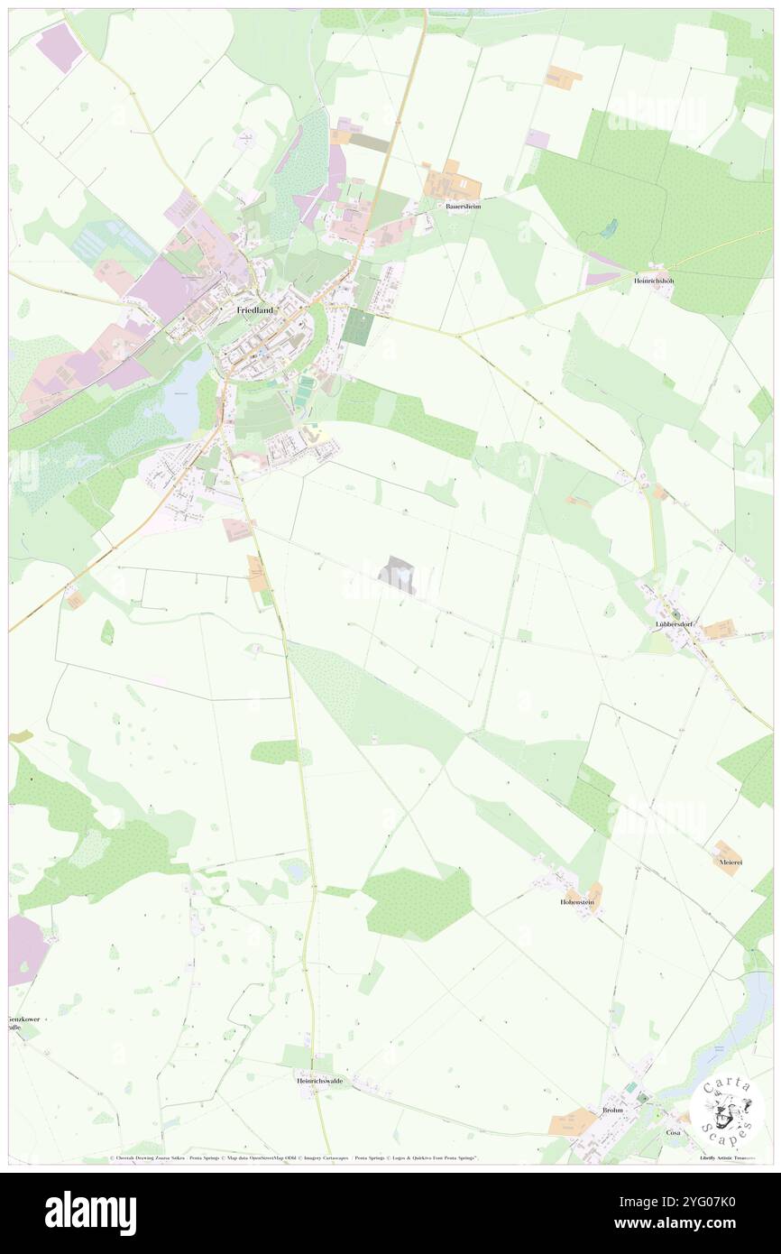 Burgfeld, DE, Allemagne, Mecklembourg-Poméranie occidentale, N 53 38' 59'', N 13 34' 0'', map, Carthascapes map publié en 2024. Explorez Cartascapes, une carte qui révèle la diversité des paysages, des cultures et des écosystèmes de la Terre. Voyage à travers le temps et l'espace, découvrir l'interconnexion du passé, du présent et de l'avenir de notre planète. Banque D'Images