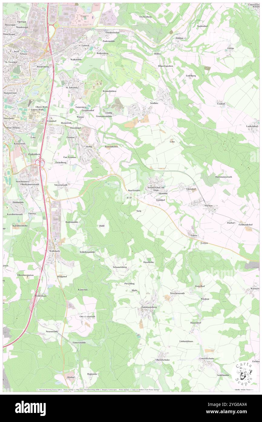 Olschnitz, DE, Allemagne, Bavière, N 49 55' 13'', N 11 38' 17'', carte, Carthascapes carte publiée en 2024. Explorez Cartascapes, une carte qui révèle la diversité des paysages, des cultures et des écosystèmes de la Terre. Voyage à travers le temps et l'espace, découvrir l'interconnexion du passé, du présent et de l'avenir de notre planète. Banque D'Images