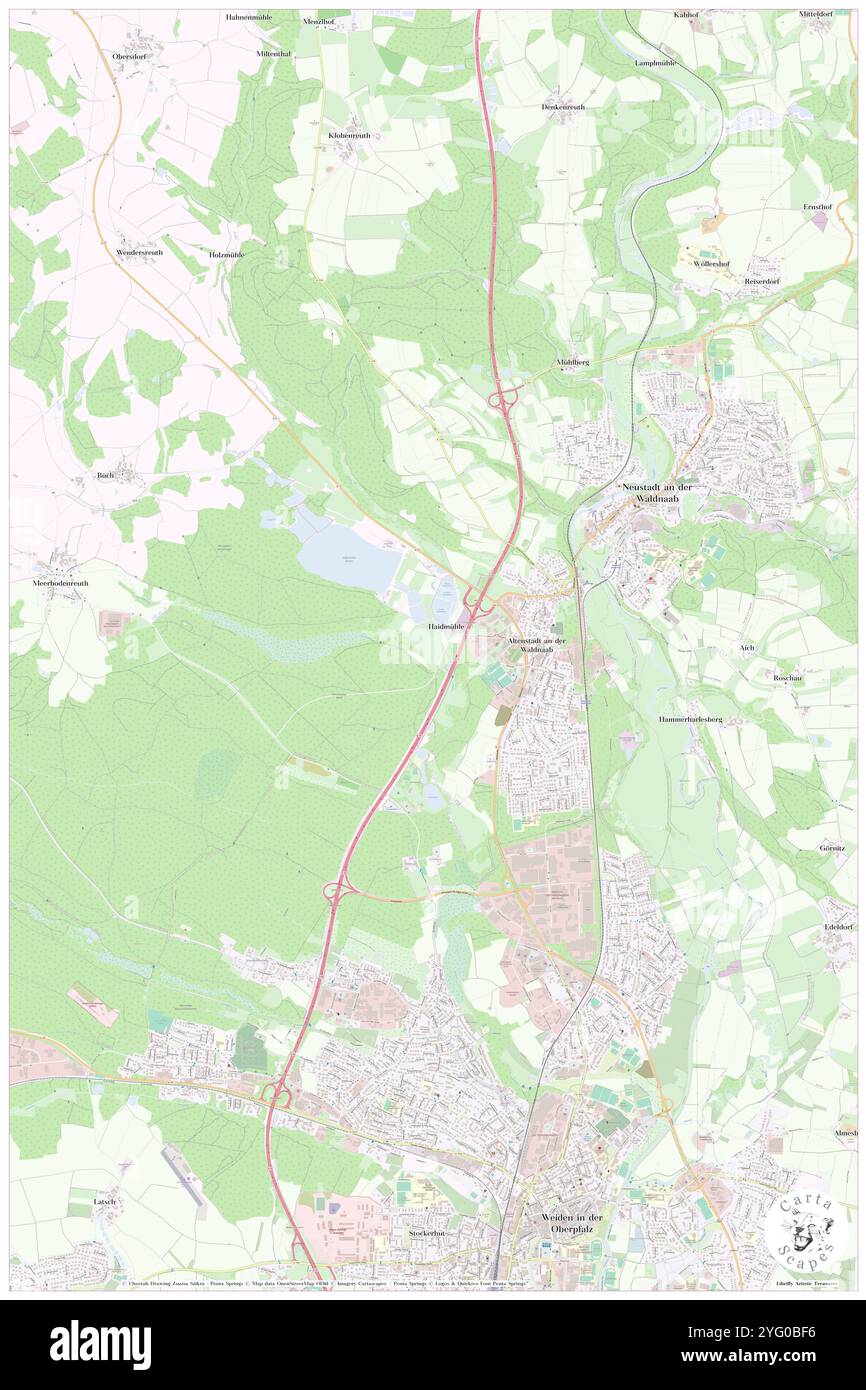 Durrschweinnaab, DE, Allemagne, Bavière, N 49 43' 9'', N 12 8' 48'', carte, Carthascapes carte publiée en 2024. Explorez Cartascapes, une carte qui révèle la diversité des paysages, des cultures et des écosystèmes de la Terre. Voyage à travers le temps et l'espace, découvrir l'interconnexion du passé, du présent et de l'avenir de notre planète. Banque D'Images