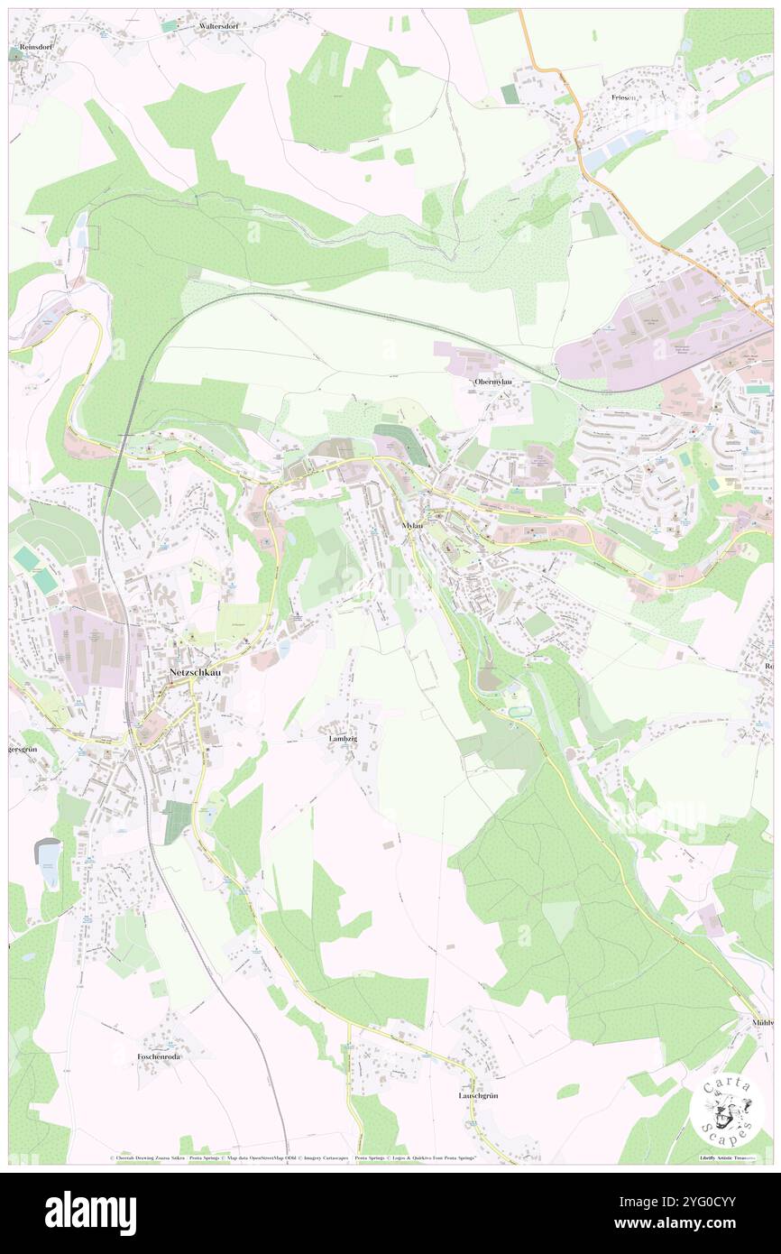 Mylau, DE, Allemagne, Saxe, N 50 37' 6'', N 12 15' 55'', carte, Carthascapes carte publiée en 2024. Explorez Cartascapes, une carte qui révèle la diversité des paysages, des cultures et des écosystèmes de la Terre. Voyage à travers le temps et l'espace, découvrir l'interconnexion du passé, du présent et de l'avenir de notre planète. Banque D'Images