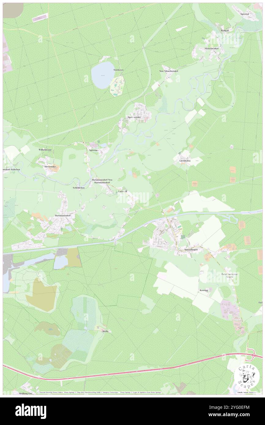 Latzwall, DE, Allemagne, Brandebourg, N 52 21' 11'', N 13 51' 27'', carte, Carthascapes carte publiée en 2024. Explorez Cartascapes, une carte qui révèle la diversité des paysages, des cultures et des écosystèmes de la Terre. Voyage à travers le temps et l'espace, découvrir l'interconnexion du passé, du présent et de l'avenir de notre planète. Banque D'Images