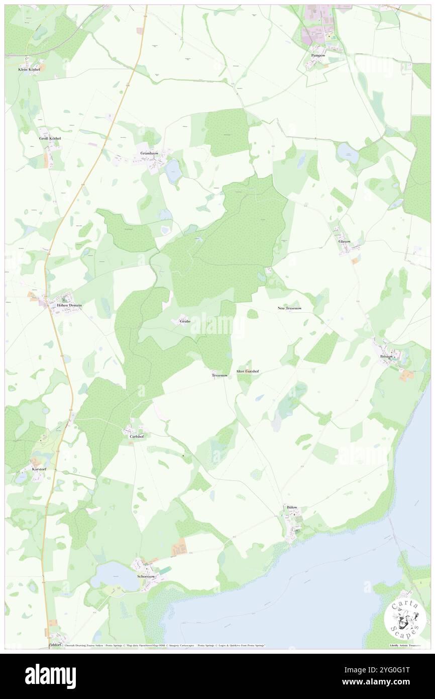 Gruber Forst, DE, Allemagne, Mecklembourg-Poméranie occidentale, N 53 43' 0'', N 12 34' 59'', carte, Carthascapes carte publiée en 2024. Explorez Cartascapes, une carte qui révèle la diversité des paysages, des cultures et des écosystèmes de la Terre. Voyage à travers le temps et l'espace, découvrir l'interconnexion du passé, du présent et de l'avenir de notre planète. Banque D'Images