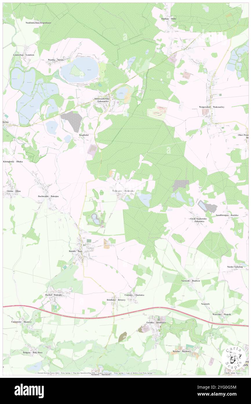 Dubrauke, DE, Allemagne, Saxe, N 51 14' 29'', N 14 36' 39'', carte, Cartascapes carte publiée en 2024. Explorez Cartascapes, une carte qui révèle la diversité des paysages, des cultures et des écosystèmes de la Terre. Voyage à travers le temps et l'espace, découvrir l'interconnexion du passé, du présent et de l'avenir de notre planète. Banque D'Images