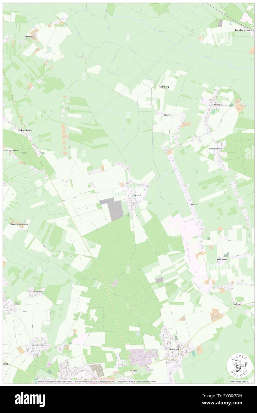 Wittstedt, DE, Allemagne, basse-Saxe, N 53 24' 14'', N 8 40' 19'', carte, Carthascapes carte publiée en 2024. Explorez Cartascapes, une carte qui révèle la diversité des paysages, des cultures et des écosystèmes de la Terre. Voyage à travers le temps et l'espace, découvrir l'interconnexion du passé, du présent et de l'avenir de notre planète. Banque D'Images