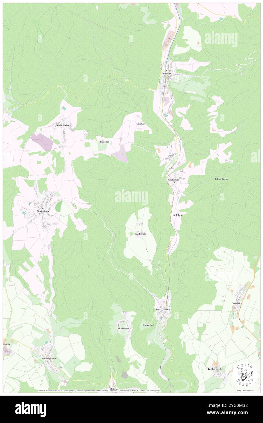 Kyllwald, DE, Allemagne, Rhénanie-Palatinat, N 50 5' 42'', N 6 35' 13'', carte, Carthascapes carte publiée en 2024. Explorez Cartascapes, une carte qui révèle la diversité des paysages, des cultures et des écosystèmes de la Terre. Voyage à travers le temps et l'espace, découvrir l'interconnexion du passé, du présent et de l'avenir de notre planète. Banque D'Images