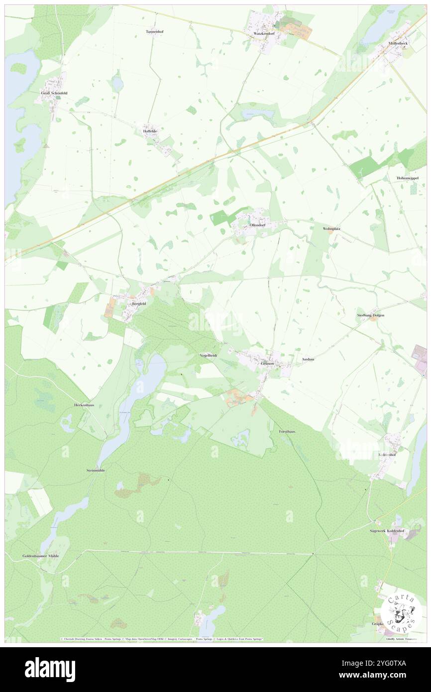 Pracherbusch, DE, Allemagne, Mecklembourg-Poméranie occidentale, N 53 21' 0'', N 13 18' 0'', map, Carthascapes map publié en 2024. Explorez Cartascapes, une carte qui révèle la diversité des paysages, des cultures et des écosystèmes de la Terre. Voyage à travers le temps et l'espace, découvrir l'interconnexion du passé, du présent et de l'avenir de notre planète. Banque D'Images