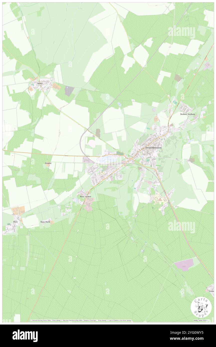 Muhlenbach, DE, Allemagne, Brandebourg, N 52 5' 32'', N 12 51' 6'', map, Carthascapes carte publiée en 2024. Explorez Cartascapes, une carte qui révèle la diversité des paysages, des cultures et des écosystèmes de la Terre. Voyage à travers le temps et l'espace, découvrir l'interconnexion du passé, du présent et de l'avenir de notre planète. Banque D'Images