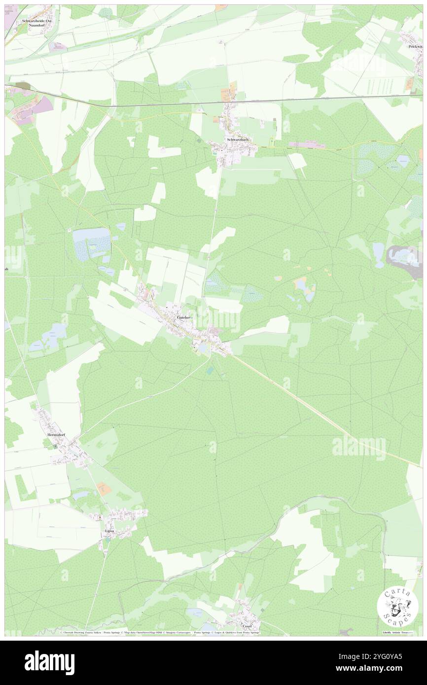 Guteborn, DE, Allemagne, Brandebourg, N 51 25' 0'', N 13 55' 59'', carte, Carthascapes carte publiée en 2024. Explorez Cartascapes, une carte qui révèle la diversité des paysages, des cultures et des écosystèmes de la Terre. Voyage à travers le temps et l'espace, découvrir l'interconnexion du passé, du présent et de l'avenir de notre planète. Banque D'Images