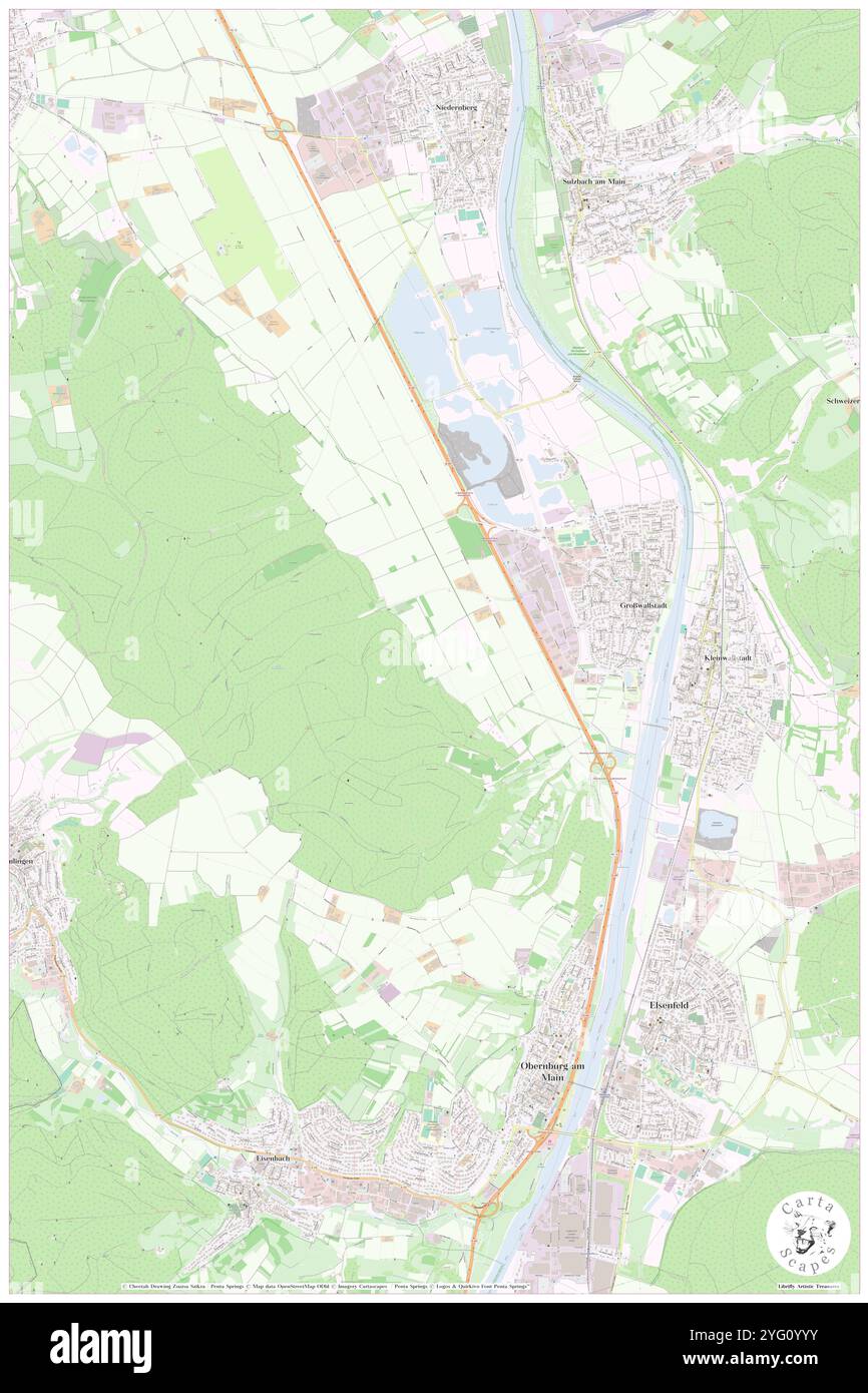 Grosswallstadt, Regierungsbezirk Unterfranken, DE, Allemagne, Bavière, n 49 52' 45'', N 9 9' 12'', carte, Cartascapes carte publiée en 2024. Explorez Cartascapes, une carte qui révèle la diversité des paysages, des cultures et des écosystèmes de la Terre. Voyage à travers le temps et l'espace, découvrir l'interconnexion du passé, du présent et de l'avenir de notre planète. Banque D'Images