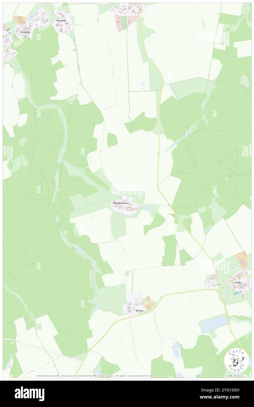 Steinbruecken, DE, Allemagne, Thuringe, N 50 56' 51'', N 12 2' 31'', map, Carthascapes map publié en 2024. Explorez Cartascapes, une carte qui révèle la diversité des paysages, des cultures et des écosystèmes de la Terre. Voyage à travers le temps et l'espace, découvrir l'interconnexion du passé, du présent et de l'avenir de notre planète. Banque D'Images