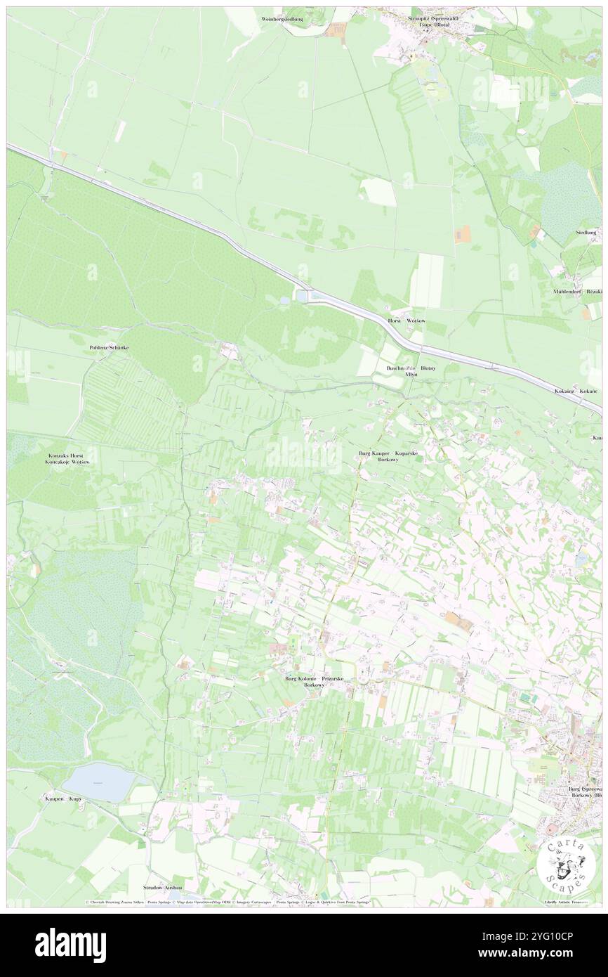 Sprewa, DE, Allemagne, Brandebourg, N 51 52' 0'', N 14 5' 59'', carte, Carthascapes carte publiée en 2024. Explorez Cartascapes, une carte qui révèle la diversité des paysages, des cultures et des écosystèmes de la Terre. Voyage à travers le temps et l'espace, découvrir l'interconnexion du passé, du présent et de l'avenir de notre planète. Banque D'Images