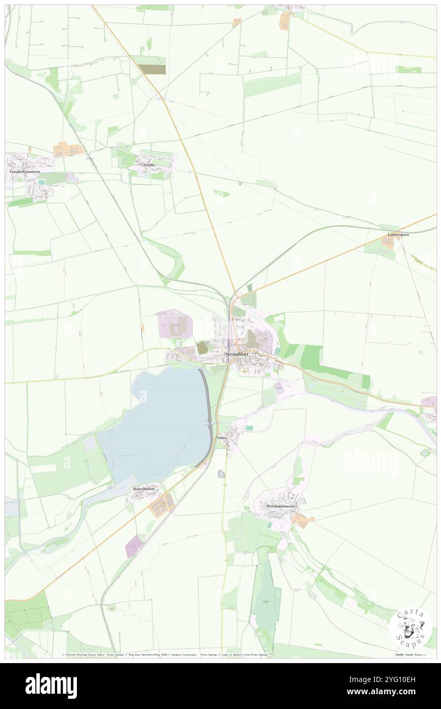 Straussfurt, DE, Allemagne, Thuringe, N 51 10' 0'', N 10 58' 59'', carte, Carthascapes carte publiée en 2024. Explorez Cartascapes, une carte qui révèle la diversité des paysages, des cultures et des écosystèmes de la Terre. Voyage à travers le temps et l'espace, découvrir l'interconnexion du passé, du présent et de l'avenir de notre planète. Banque D'Images